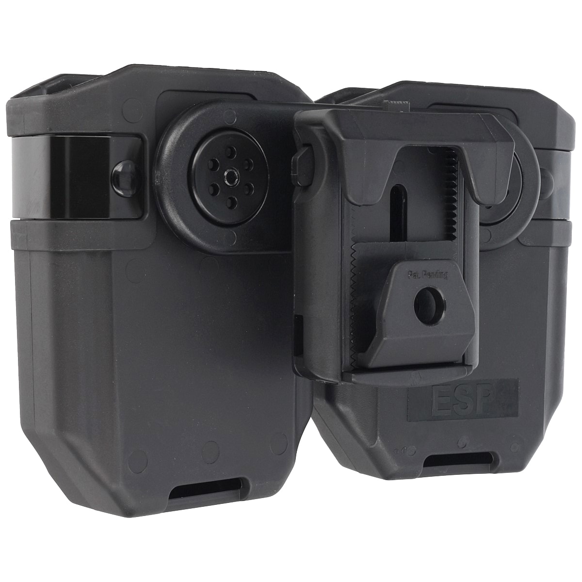 ESP - Doppel-Magazintasche mit UBC-01 Clip-Halterung für Magazine 7,62 x 39 mm - Black