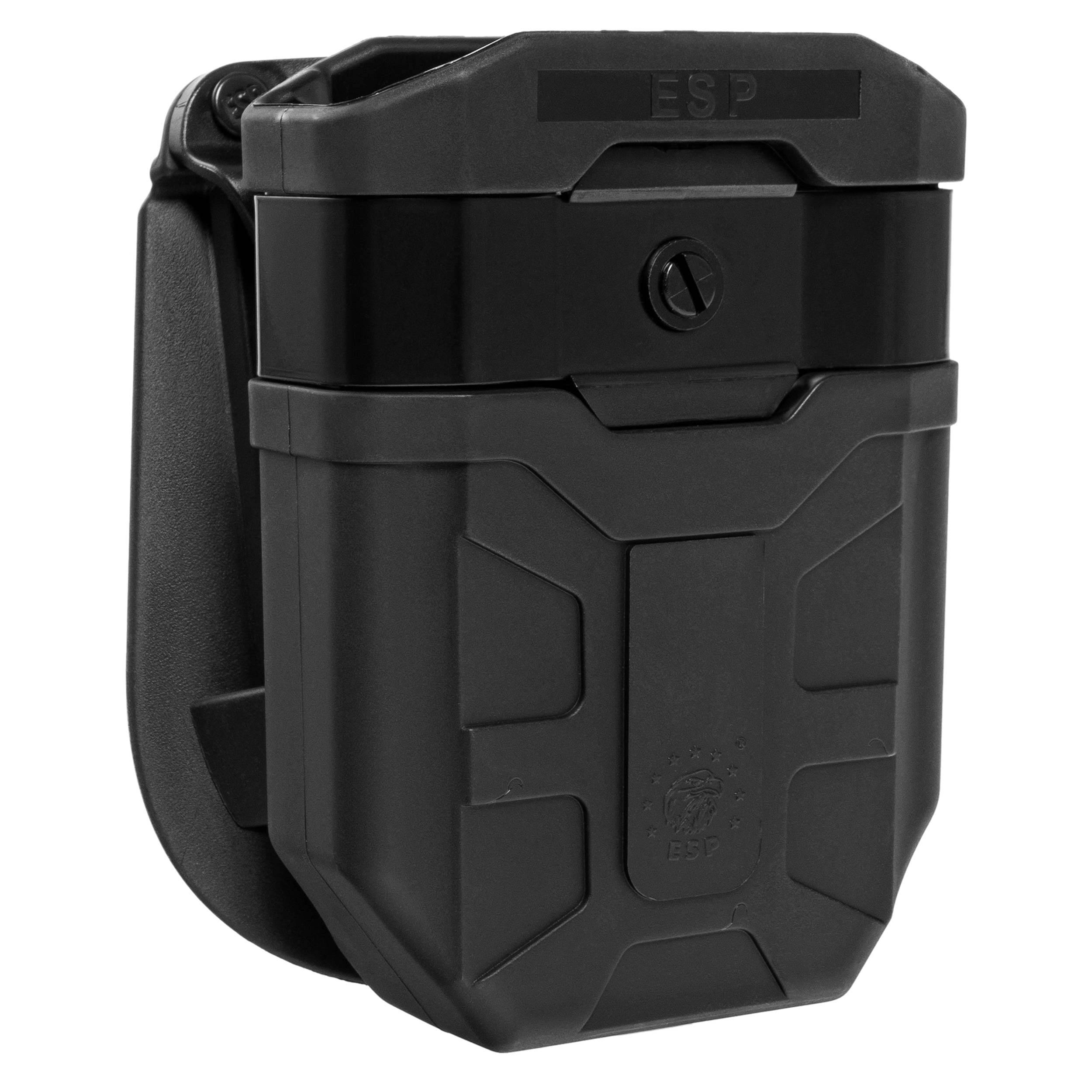 ESP - Drehbare Magazintasche mit Paddle-Befestigung für großes Magazin - Black