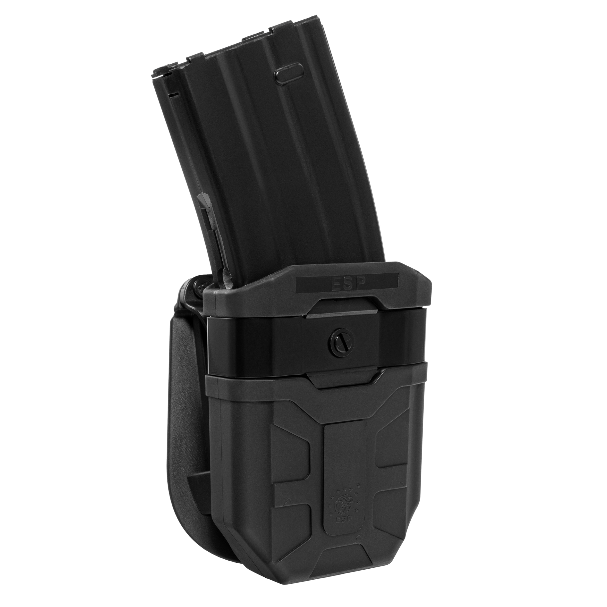 ESP - Drehbare Magazintasche mit Paddle-Befestigung für großes Magazin - Black