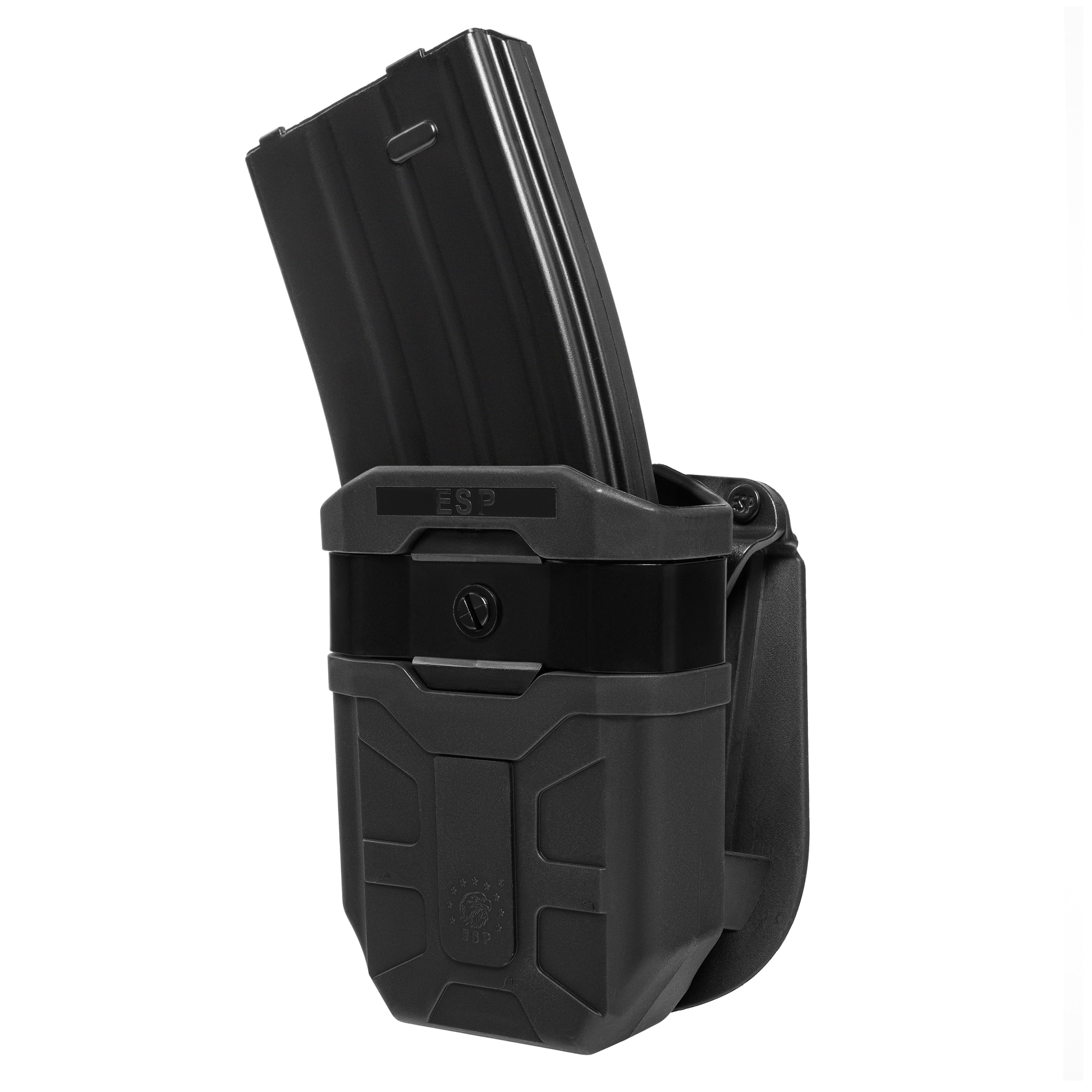 ESP - Drehbare Magazintasche mit Paddle-Befestigung für großes Magazin - Black