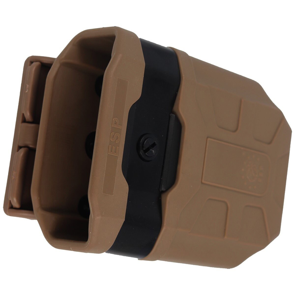ESP - Drehbare Magazintasche mit Befestigung UBC-04-2 Clip für 7,62 mm Magazin - Khaki