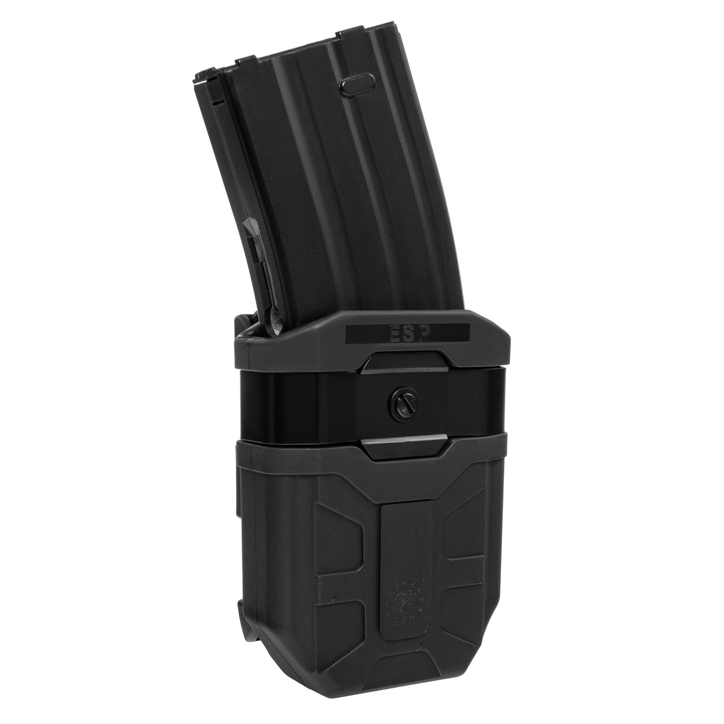ESP - Drehbare Magazintasche UBC-07 für 7,62 mm MOLLE-Magazin - Black