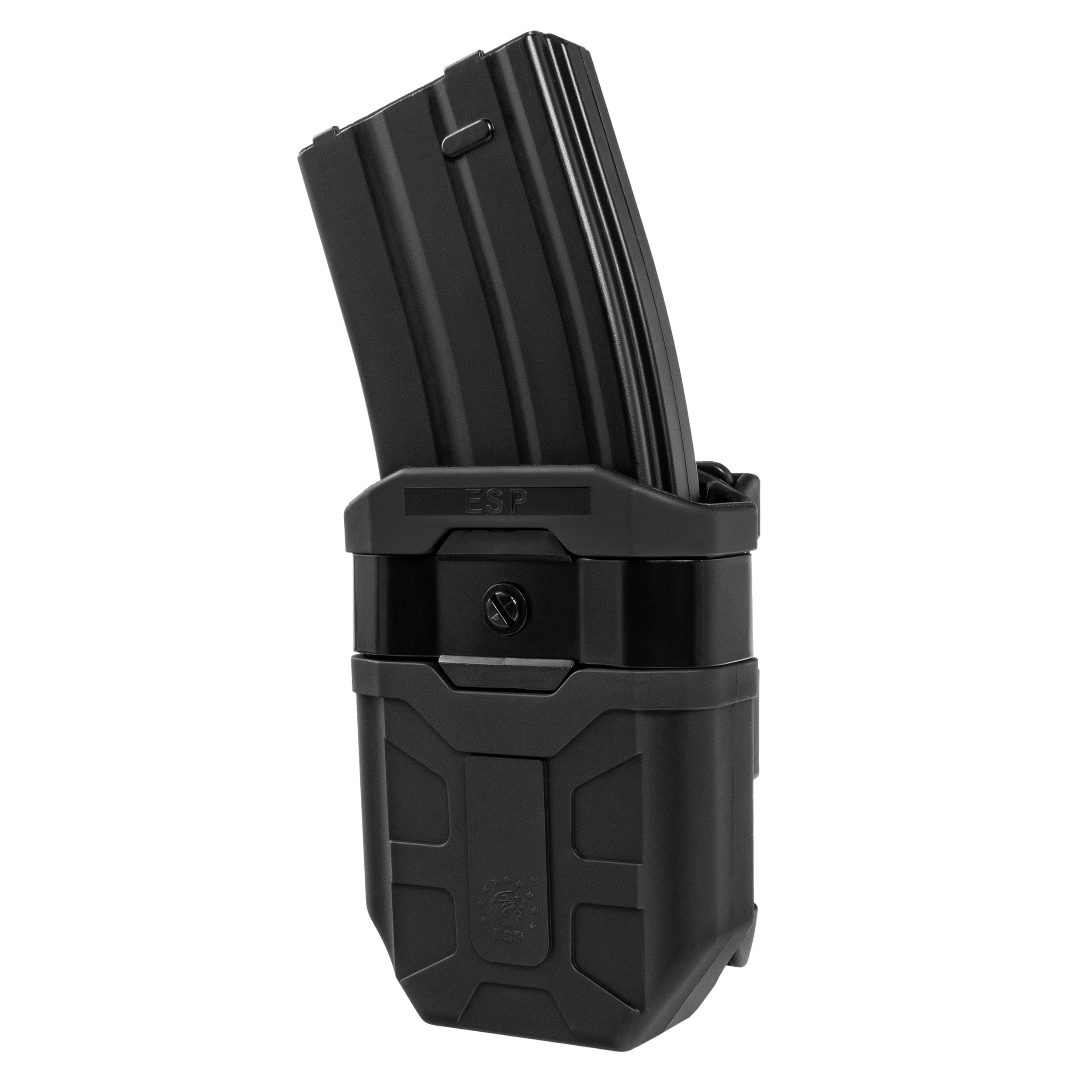 ESP - Drehbare Magazintasche UBC-07 für 7,62 mm MOLLE-Magazin - Black