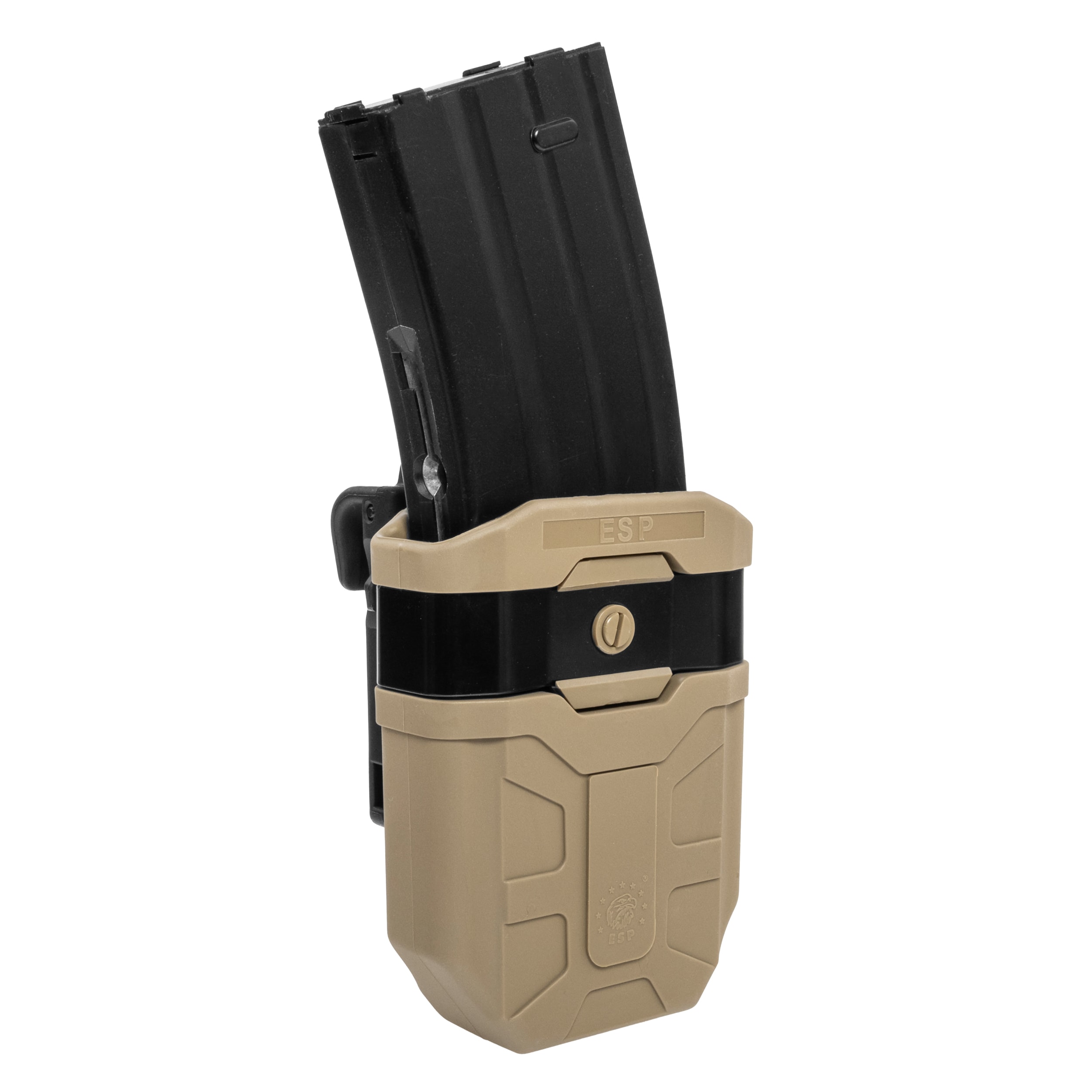 ESP - Drehbare Magazintasche mit UBC-08-Befestigung für 7,62-mm-Magazin - Khaki