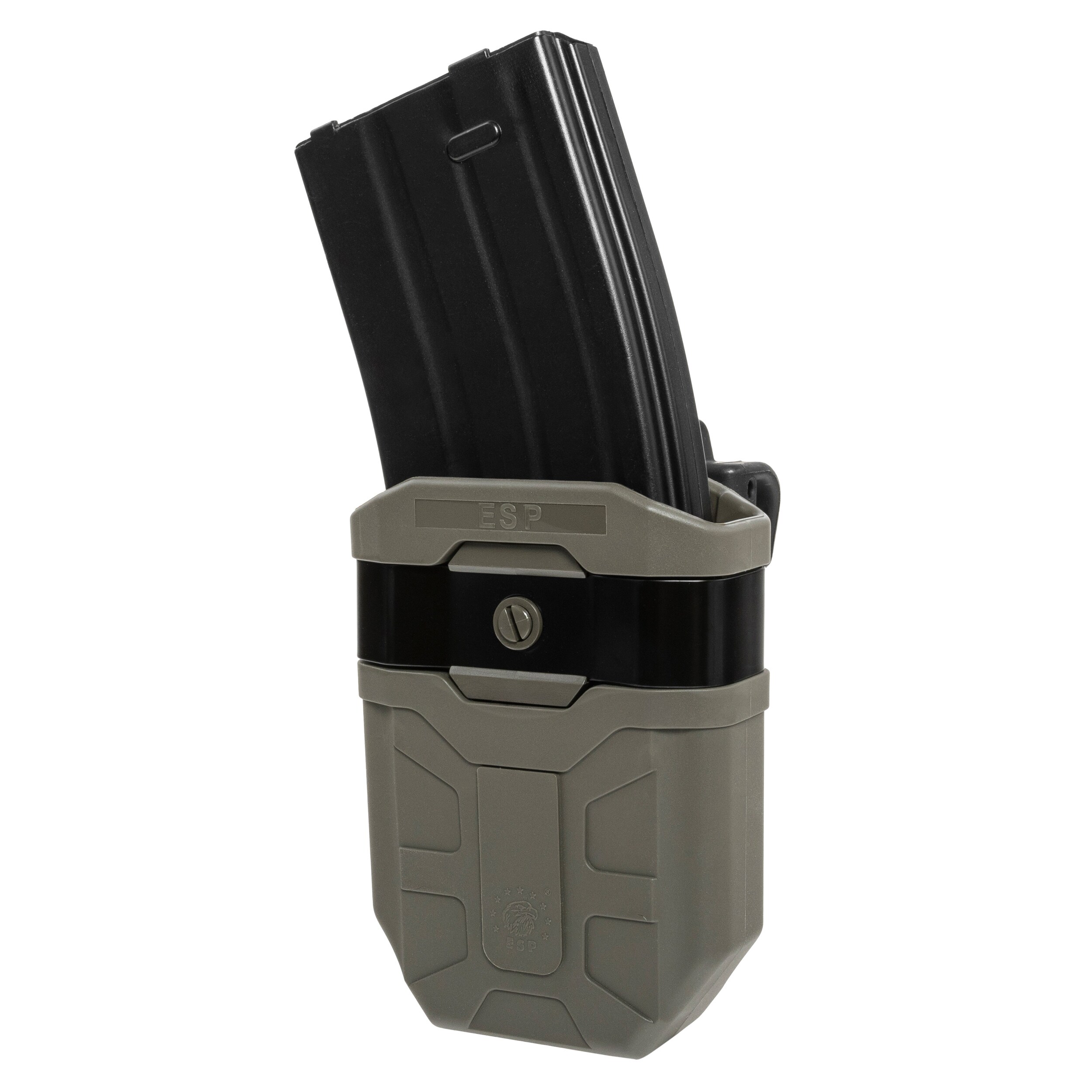 ESP - Drehbare Magazintasche mit Befestigung UBC-08 für 7,62 mm Magazin - Olive Drab