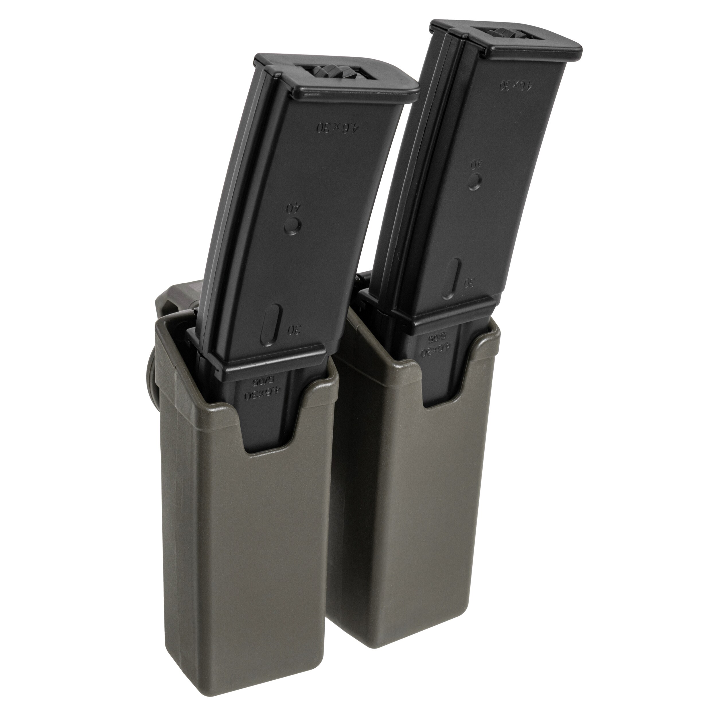 ESP - Doppel-Magazintasche mit UBC-01 Clip-Befestigung für MP5/UZI/SA VZ.61 Magazine - Olive Drab