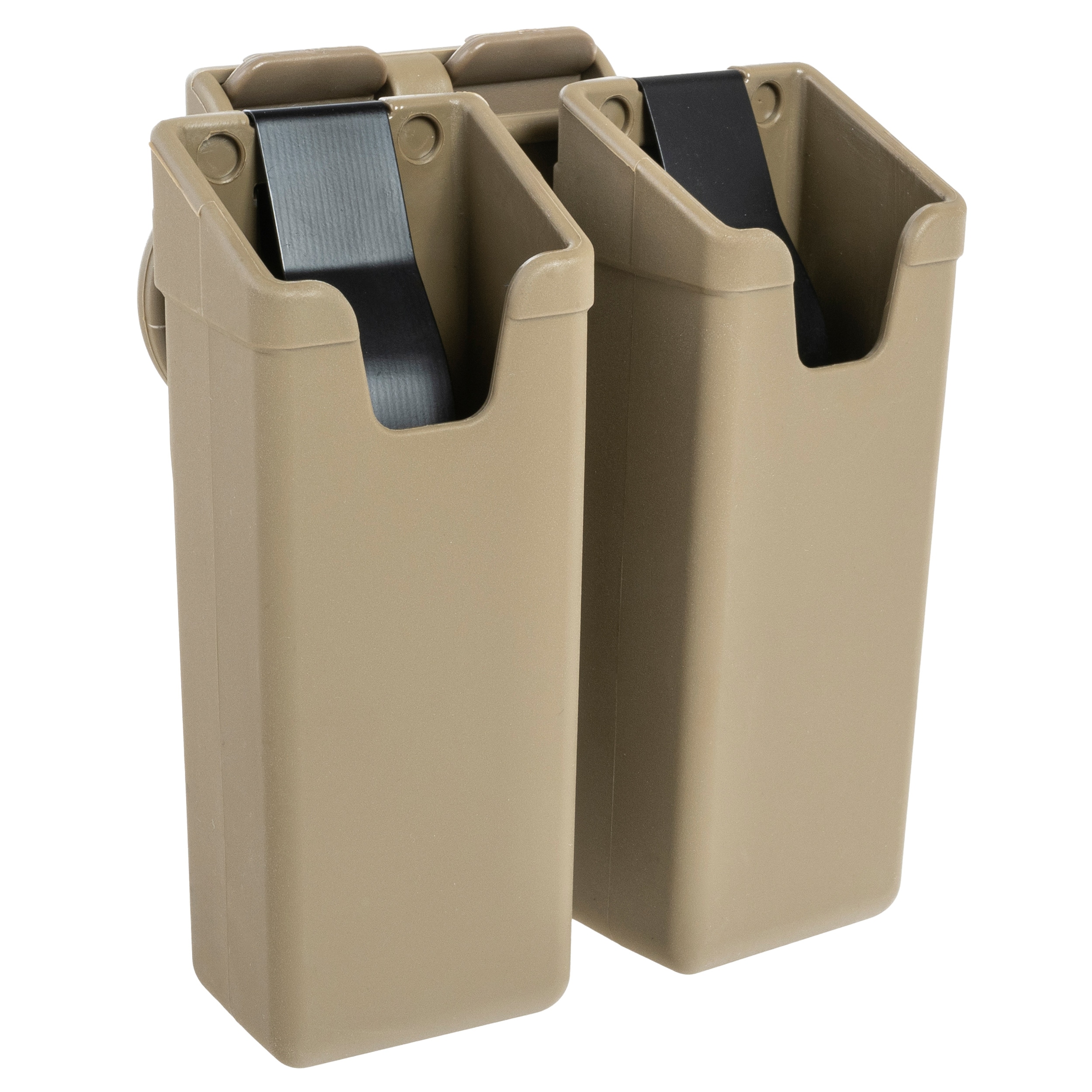 ESP - Doppel-Magazintasche, drehbar, mit Halterung UBC-04-2 für mittelgroße Magazine - Khaki