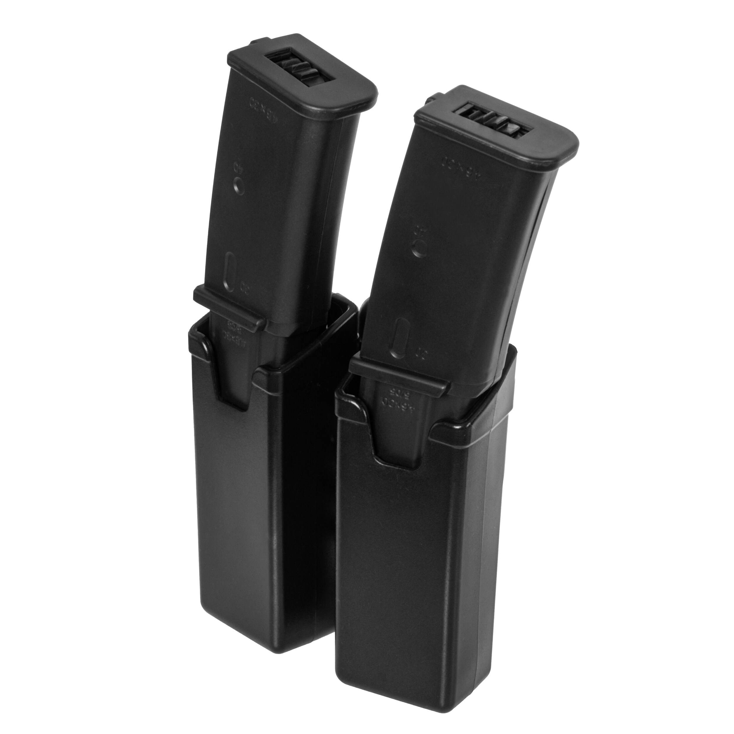 ESP - Doppel-Magazintasche, drehbar, mit UBC-02 Clip-Befestigung für Scorpion Evo/GP Stribog-Magazine - Black