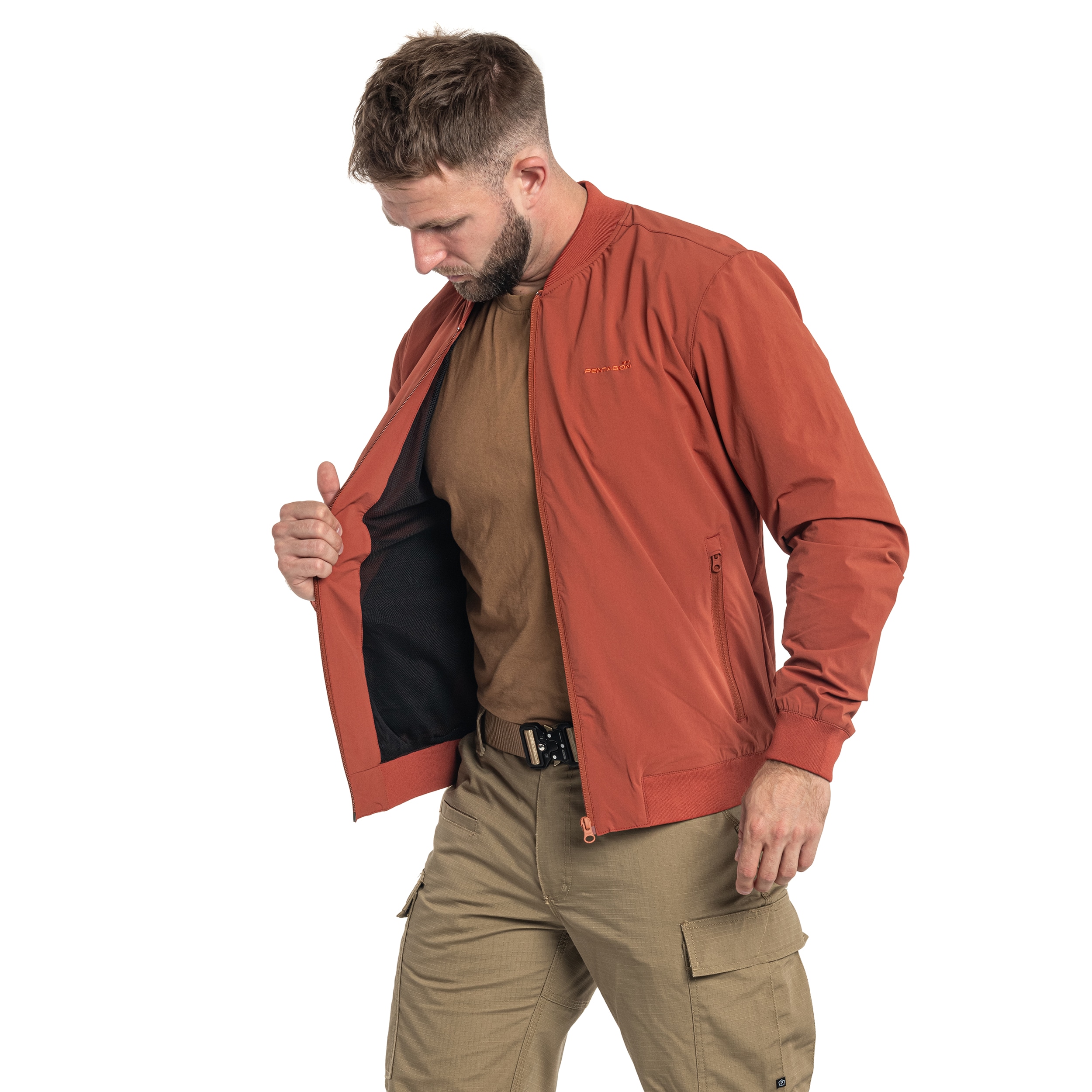 Pentagon - M.A.P1 Flight Jacket Jacke - Maroon Red