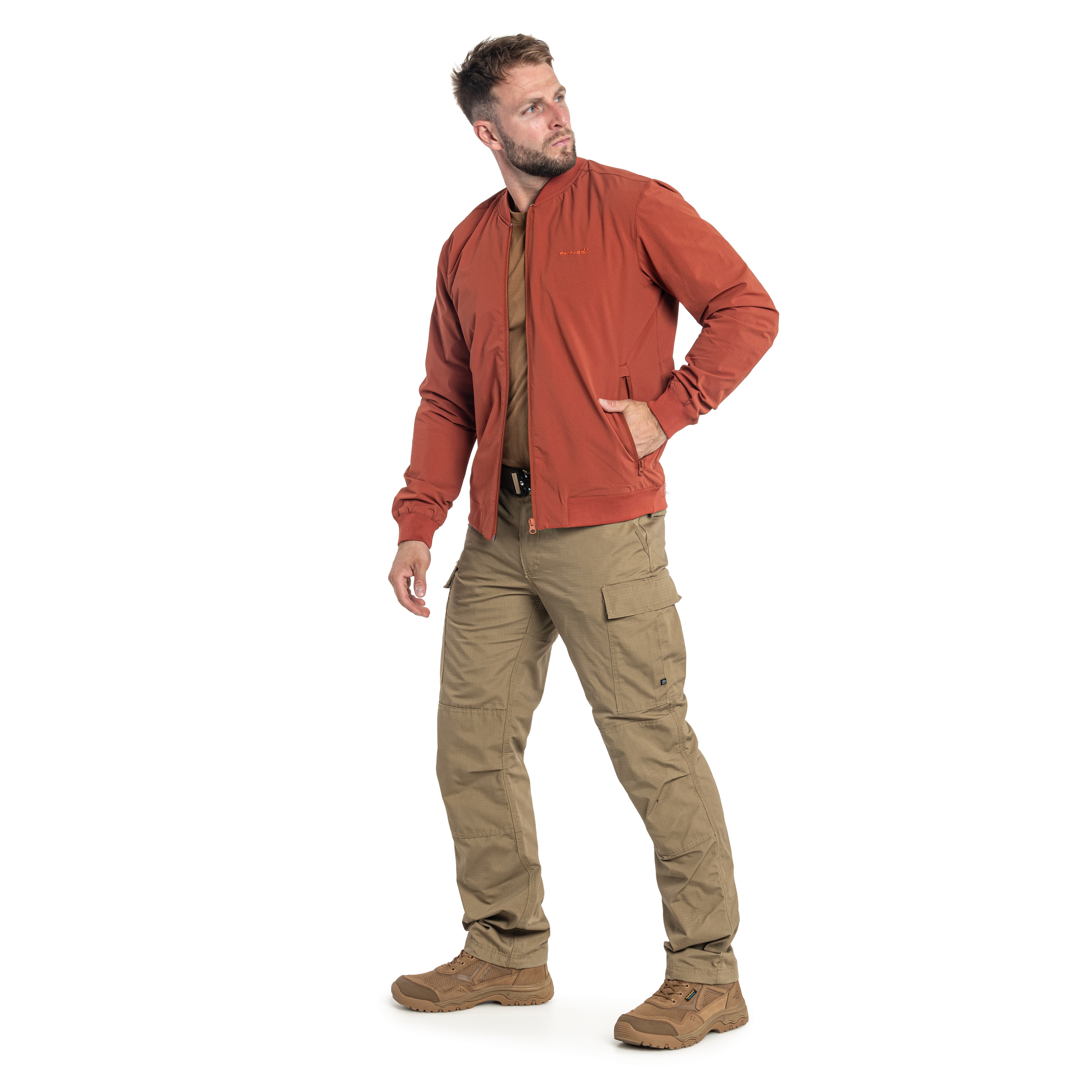 Pentagon - M.A.P1 Flight Jacket Jacke - Maroon Red