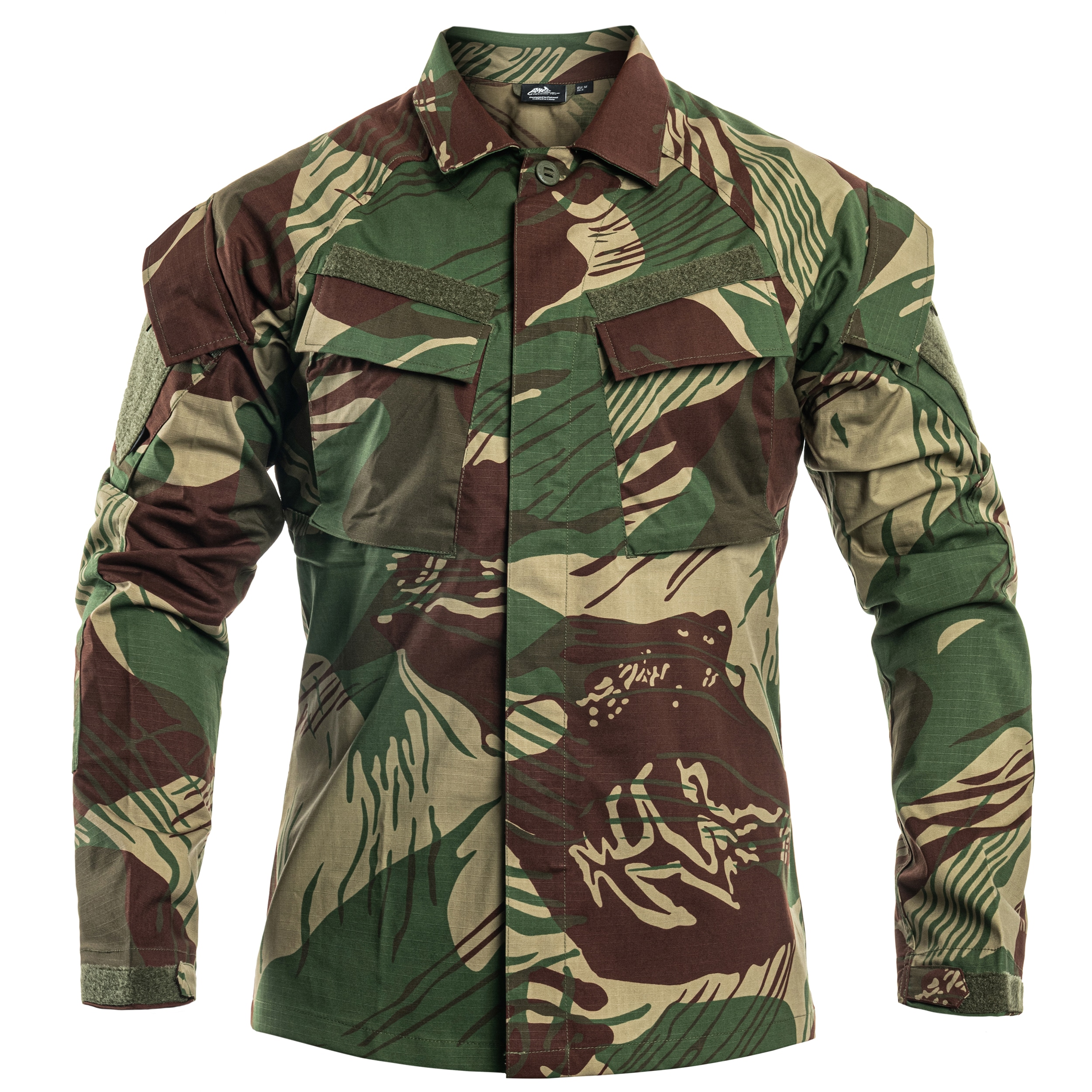 Helikon-Tex - Raid Polycotton Stretch Rip-Stop - Militär Sweatshirt - Rhodesian Camo