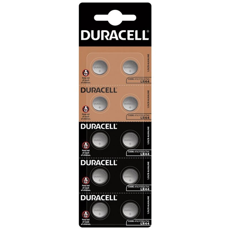 Duracell - 1,5 V LR44 Alkalibatterie - 10 Stk.