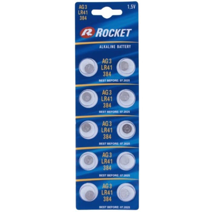 Rocket - Alkali-Batterie LR41 - 10 Stk.