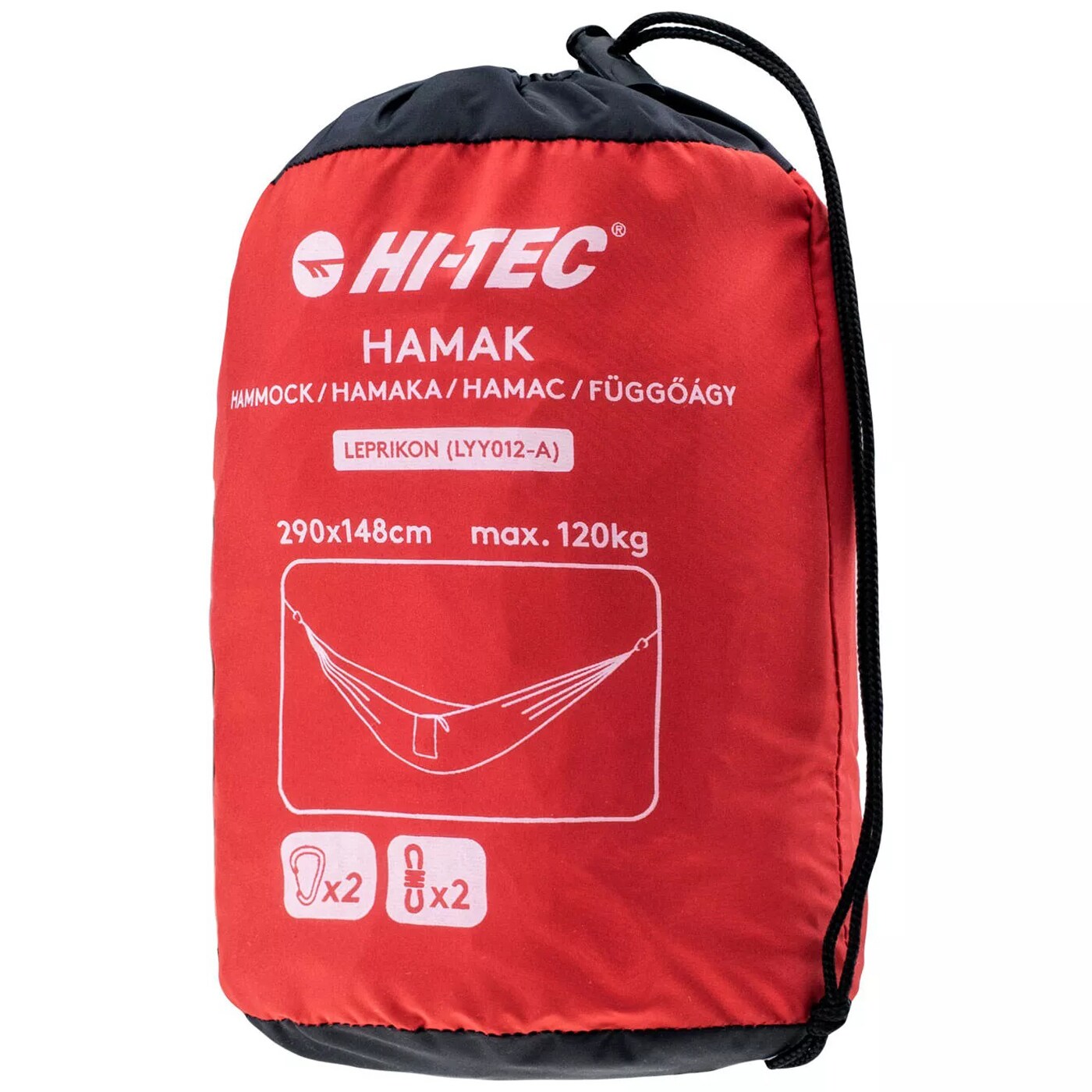 Hi-Tec - Leprikon Hängematte - Red/Black