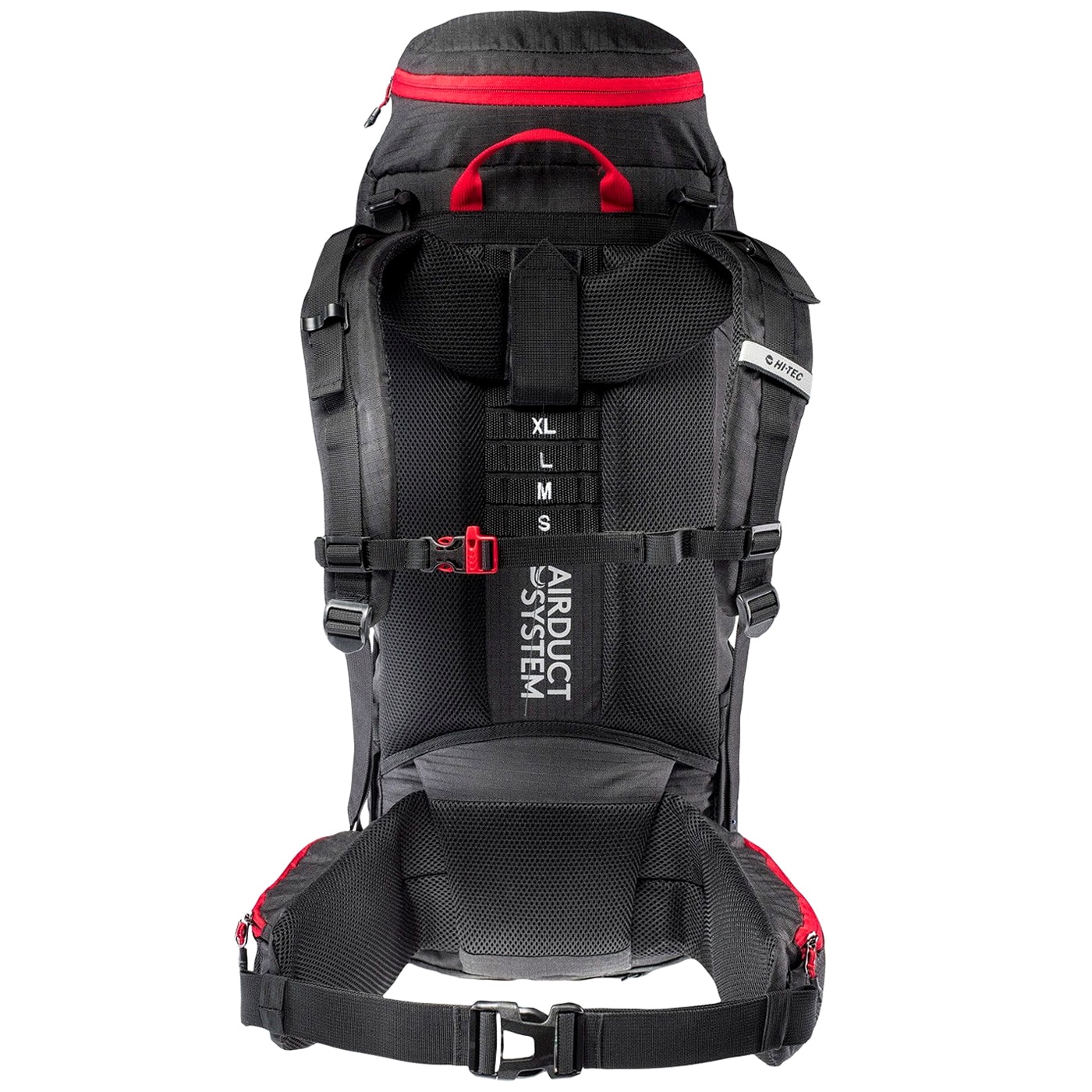 Hi-Tec - Stone Rucksack 75 l - Black/High Risk Red