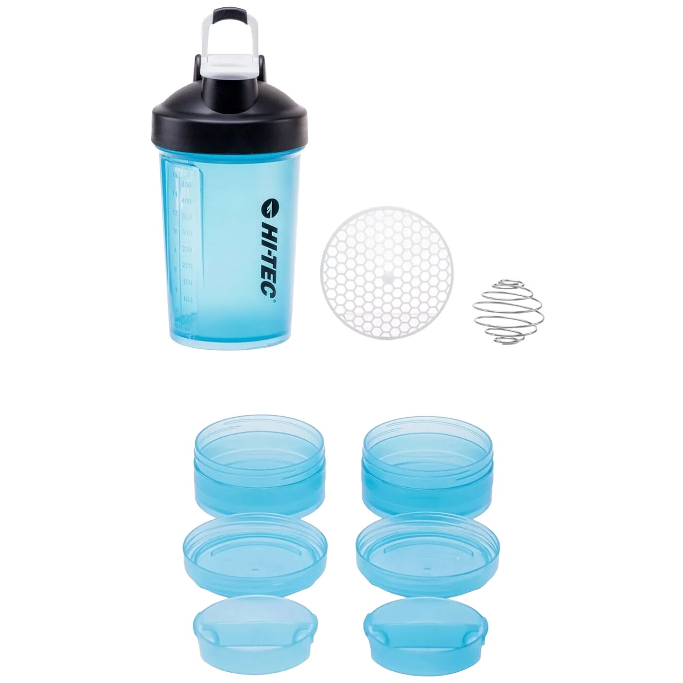 Hi-Tec - Shakos Shaker Trinkflasche 450 ml - Blue/Black