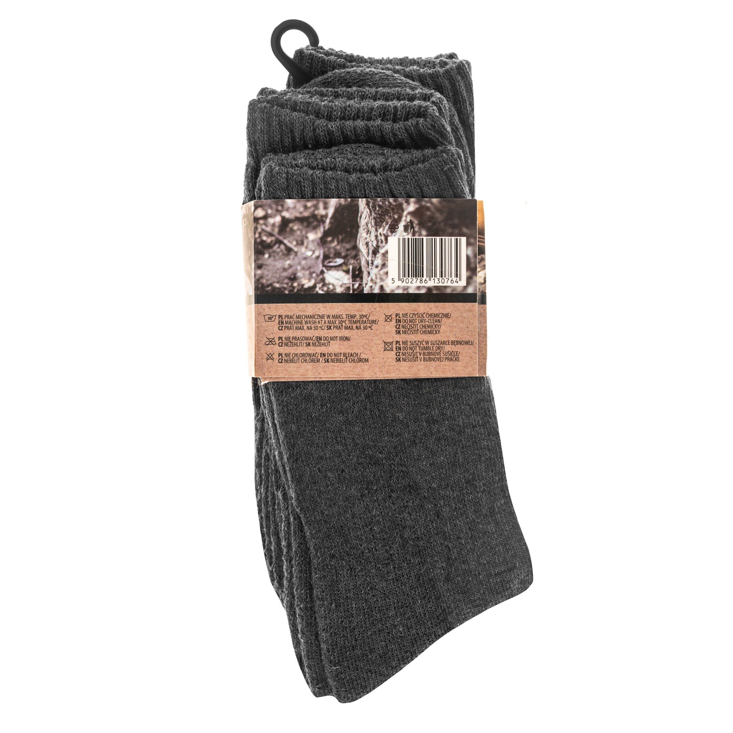 Hi-Tec - Chiro Pack Socken - Dark Grey Melange/Black - 3 Paar