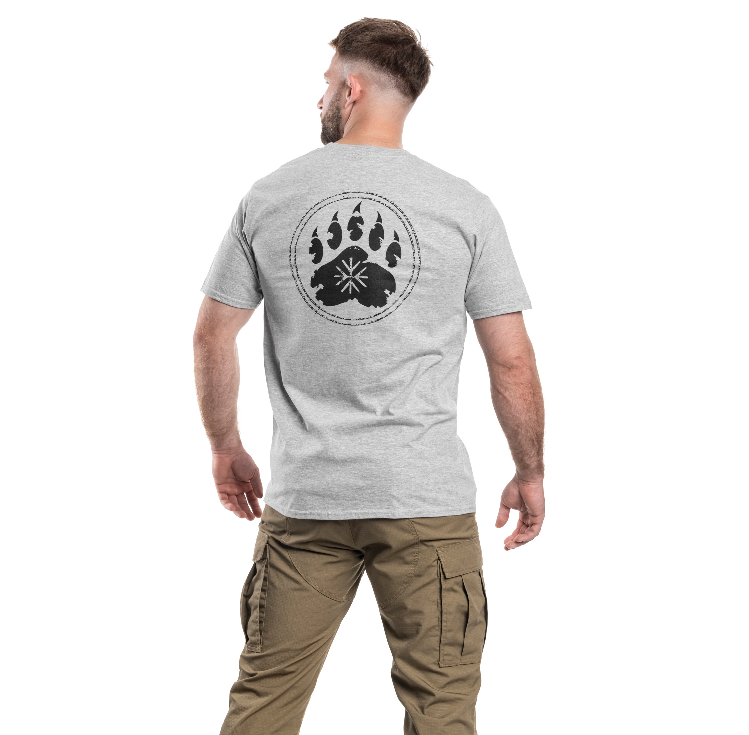 TigerWood - Szepty Puszczy T-Shirt - Grau