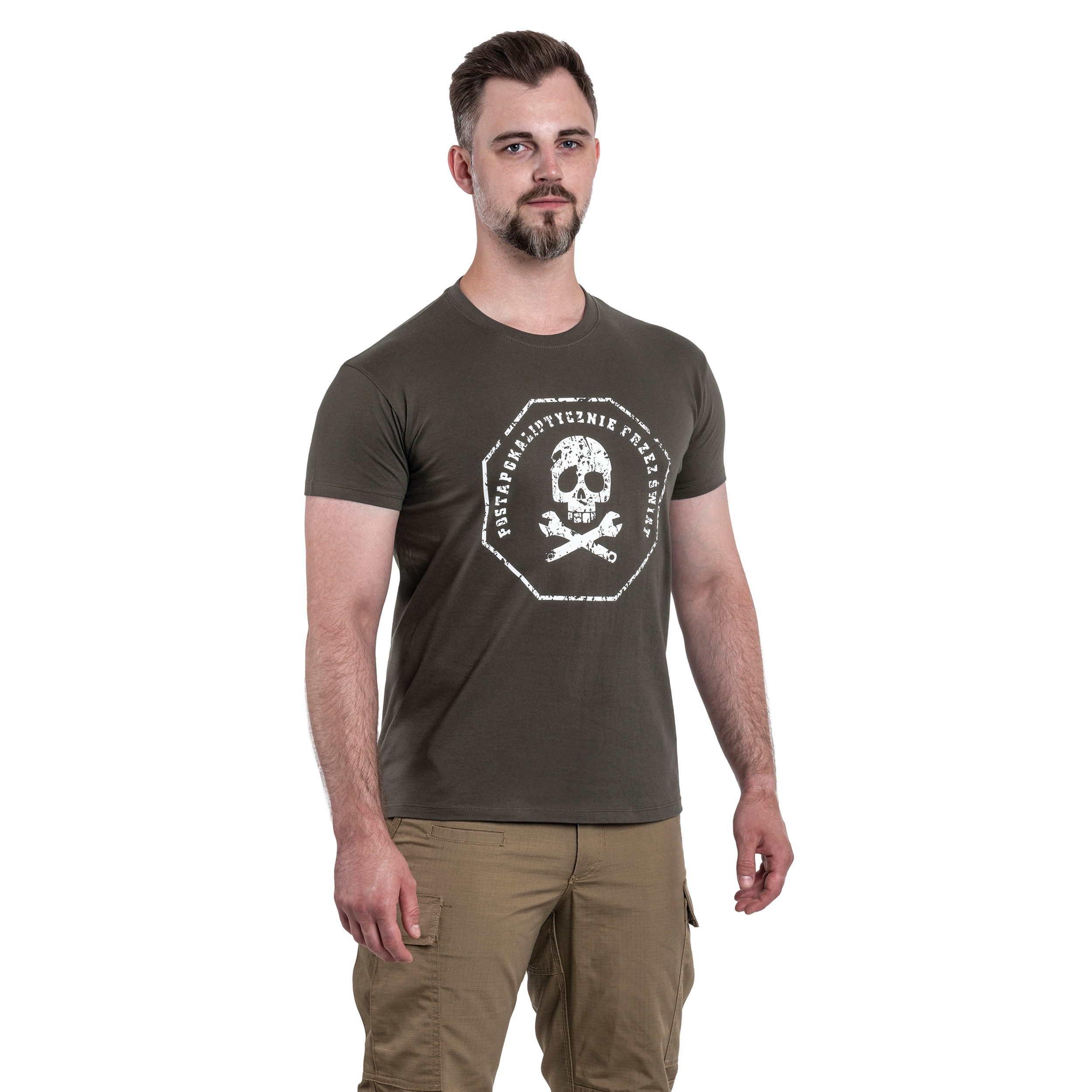 TigerWood - Postapokalyptisches T-Shirt - Khaki