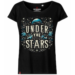 Voyovnik - Under the Stars - Damen-T-Shirt - Black