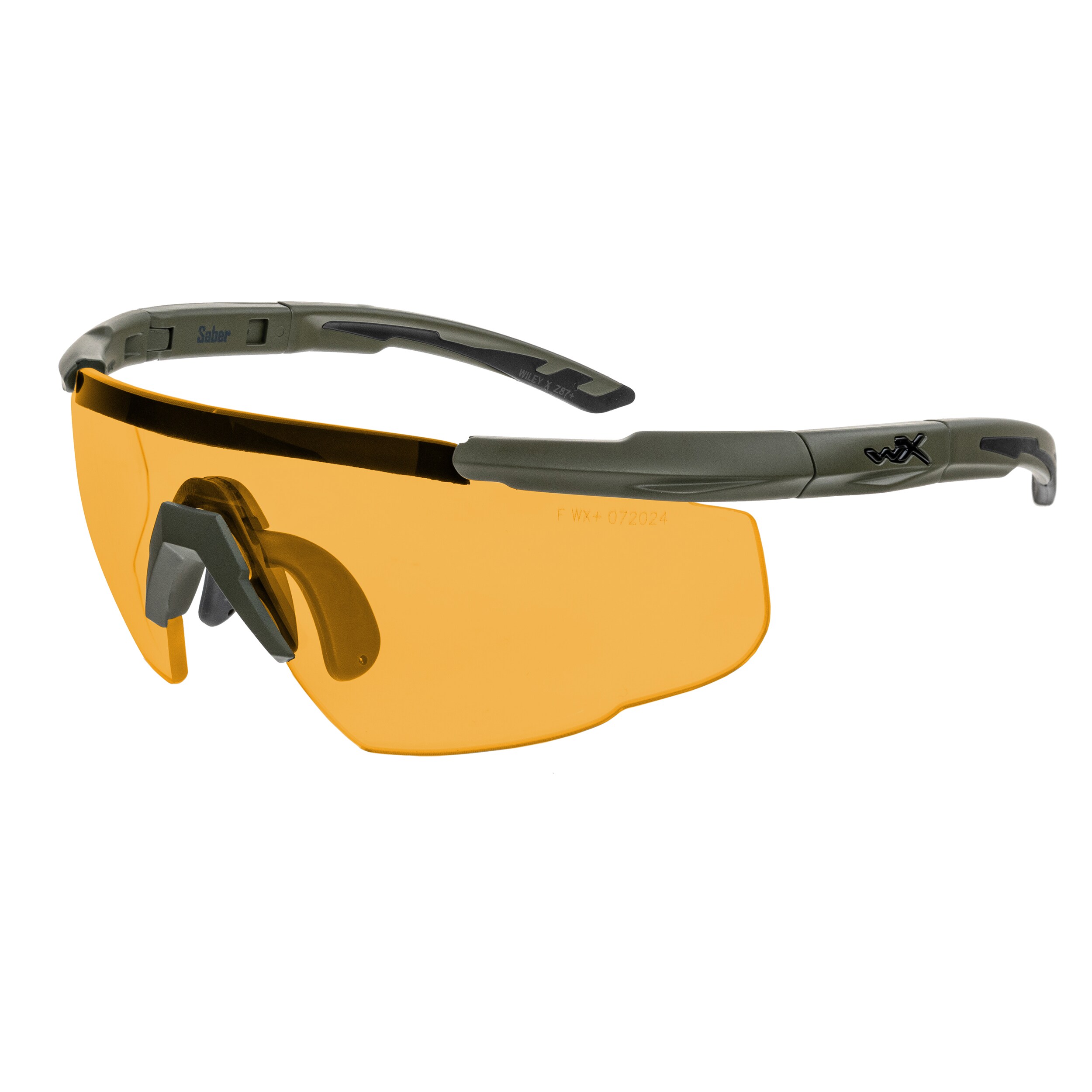 Wiley X - Saber Advanced Set 3in1 - Taktische Brille - Grey/Clear/Light Rust/OD Green