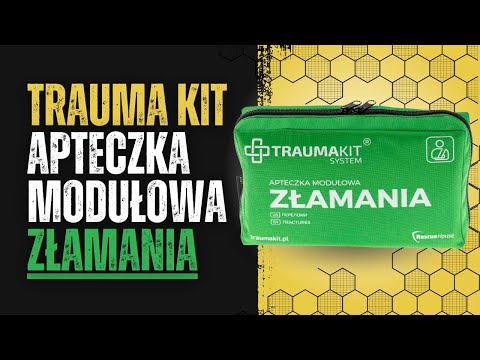 AedMax - Trauma Kit Z - Modularer Erste-Hilfe-Kasten - Grün - Frakturen