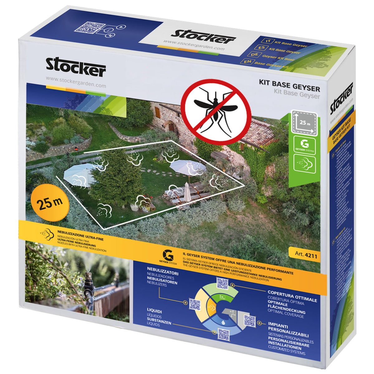 Stocker - Base Geyser - Set für Vernebler 25 m