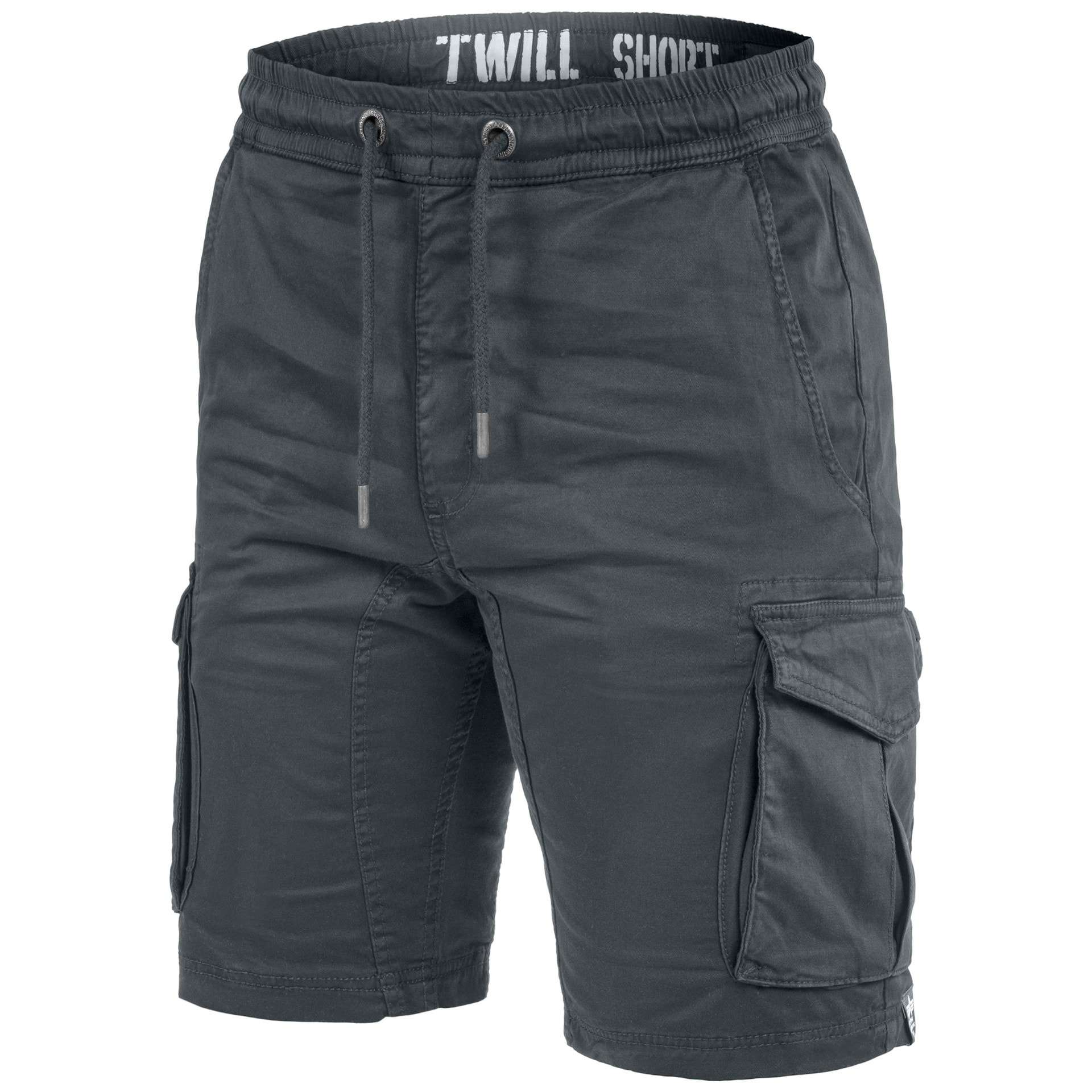 Alpha Industries - Cotton Twill Jogger Shorts - Vintage Grey