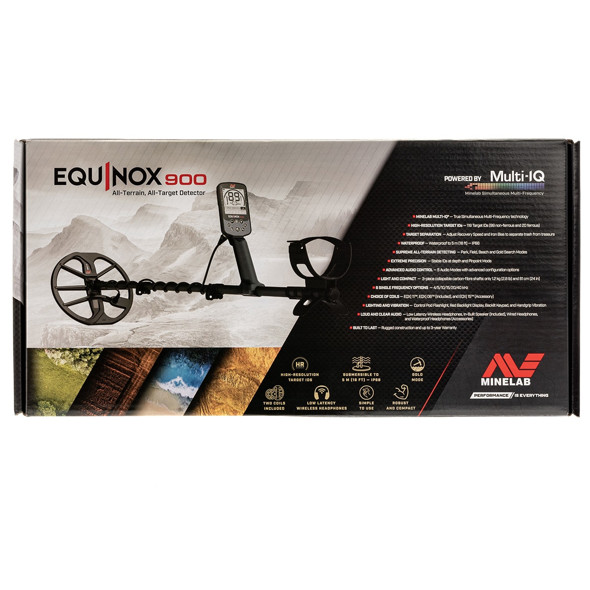 Minelab - Equinox 900 Metalldetektor - Set