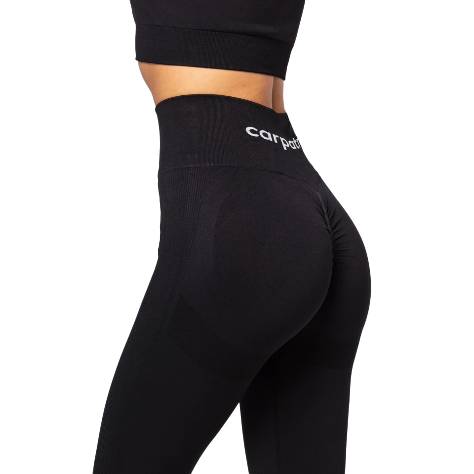 Carpatree - Allure Damen Thermo-Leggings - Schwarz