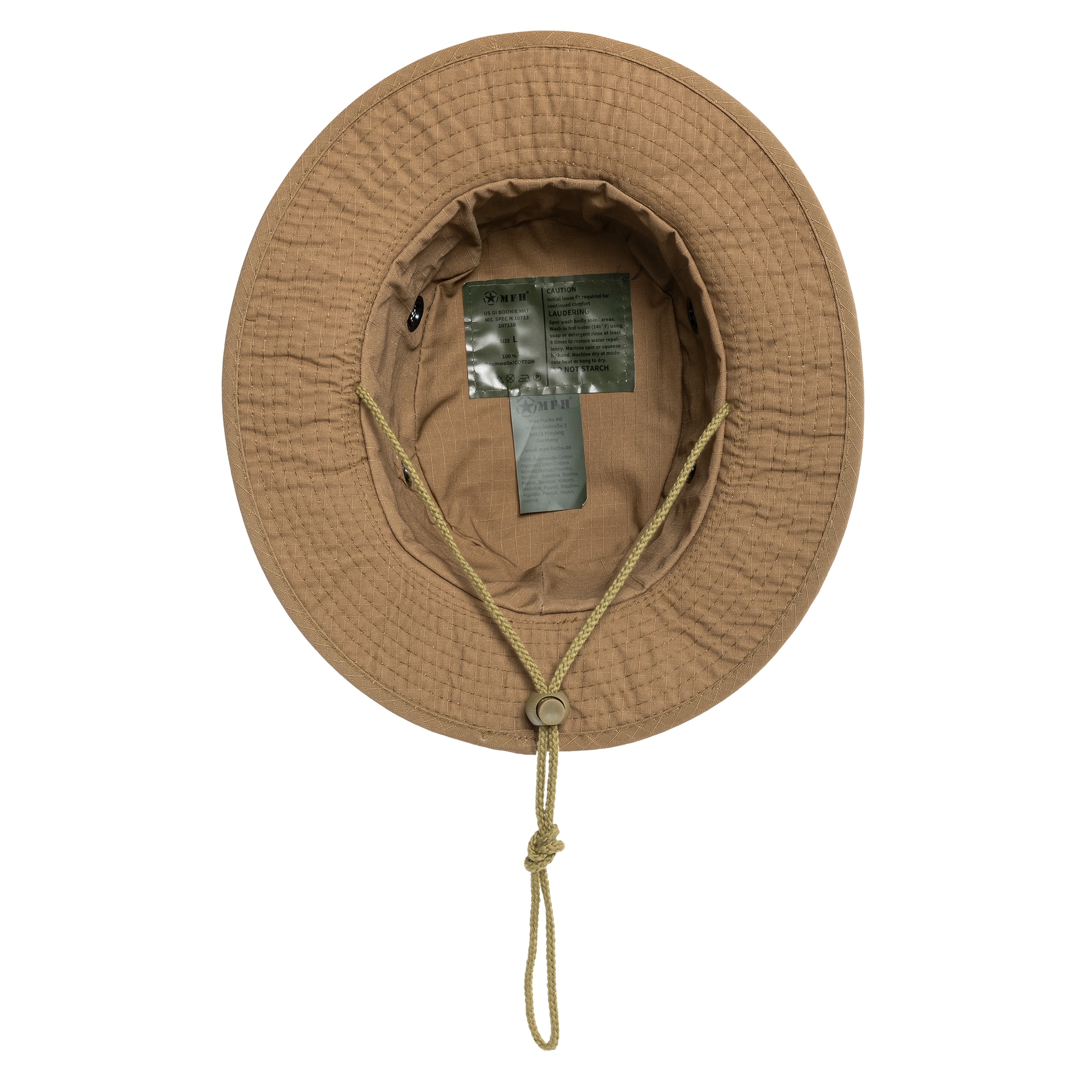 MFH - US GI Bush Hat Boonie Rip-Stop - Hut - Coyote Tan