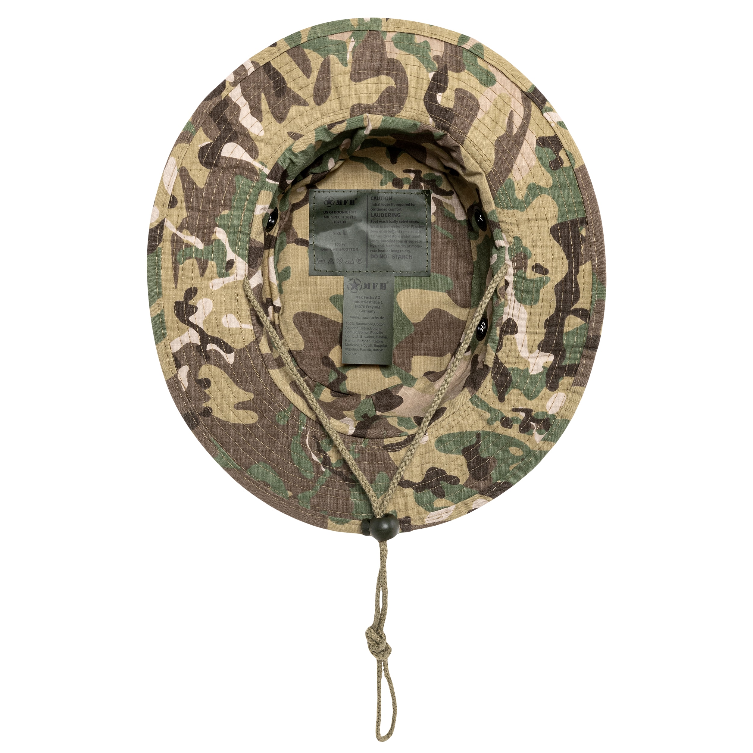 MFH - Hut US GI Bush Hat Boonie Rip-Stop - Operation Camo