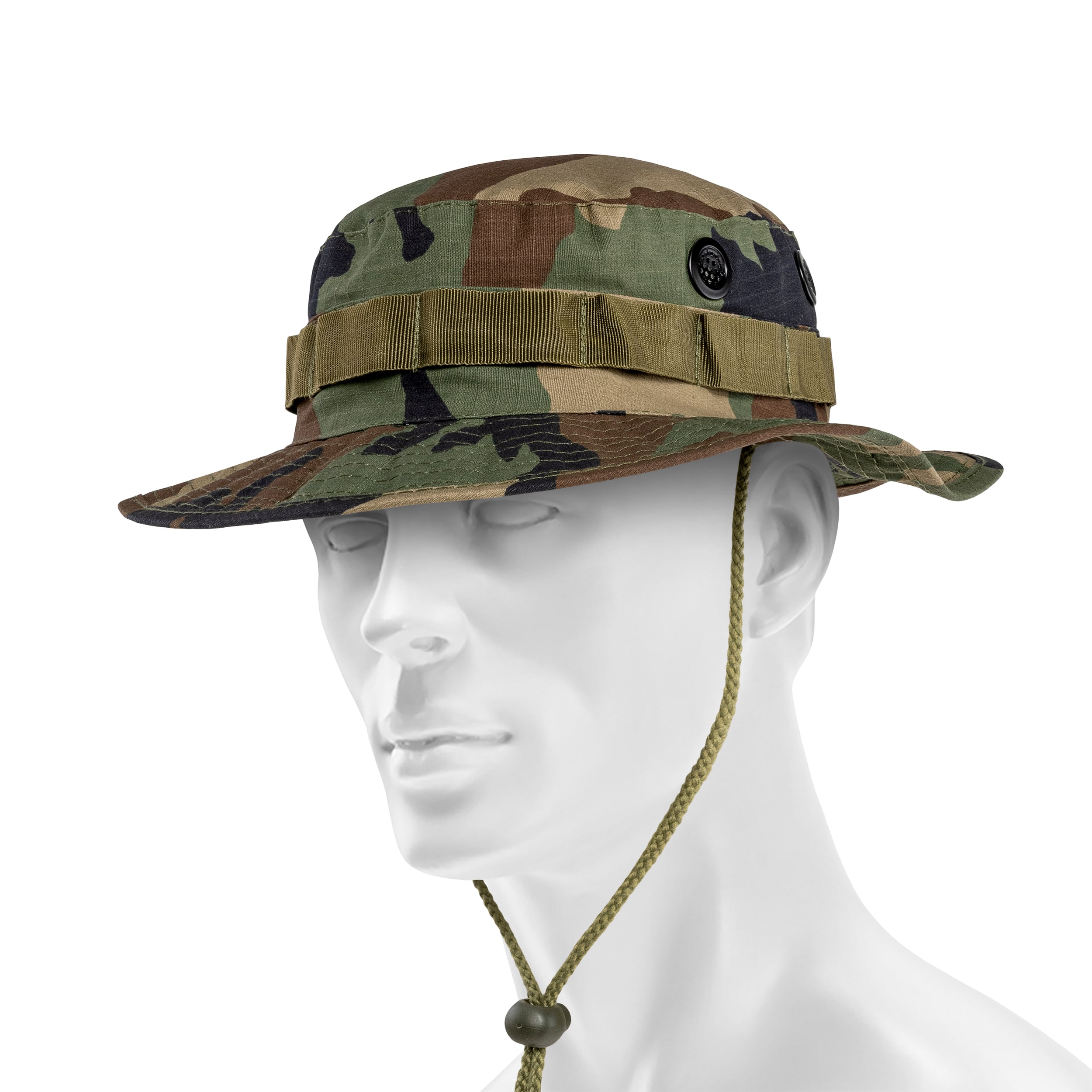 MFH - US GI Bush Hat Boonie Rip-Stop - Hut - Woodland