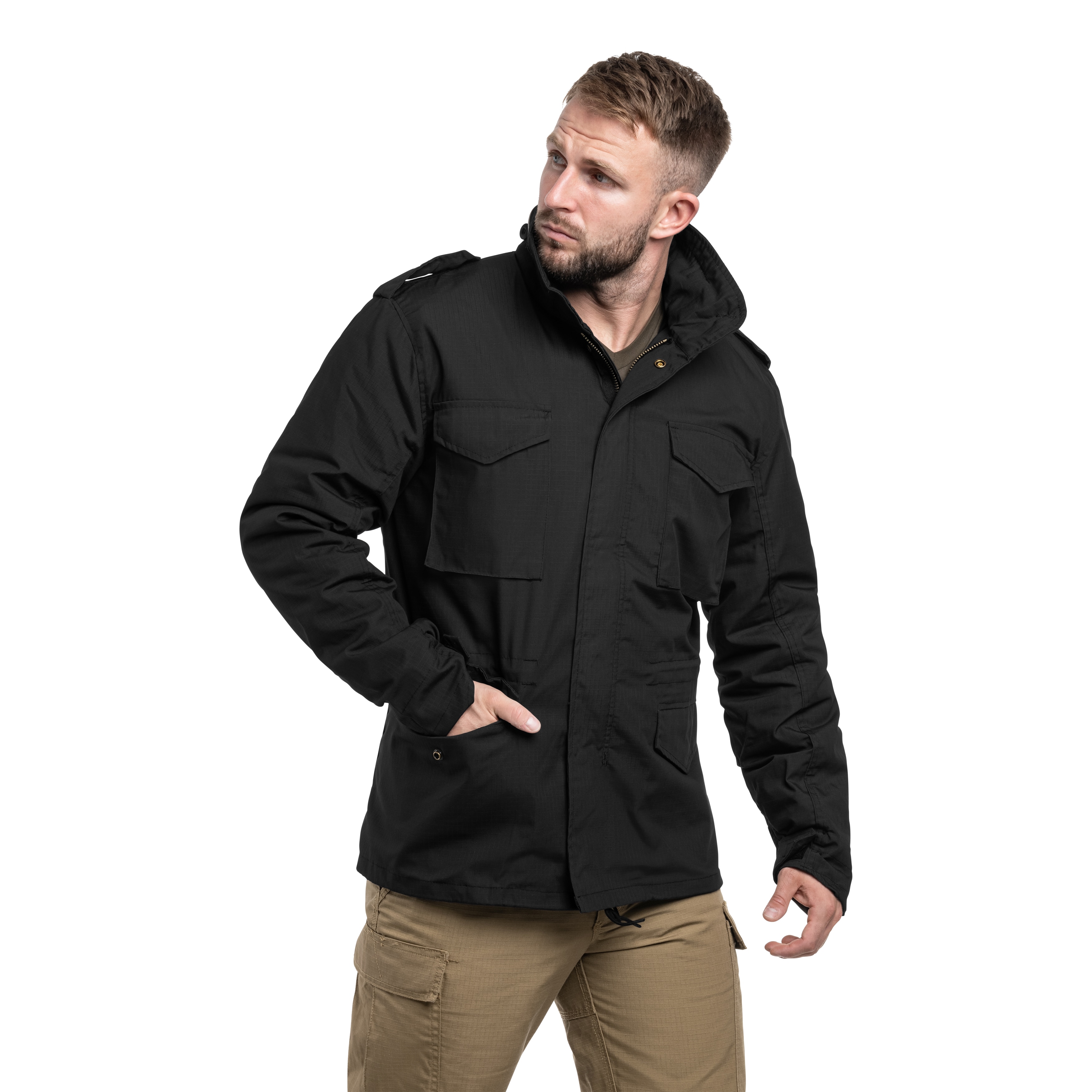 Brandit - M65 Standard RipStop Jacke - Black