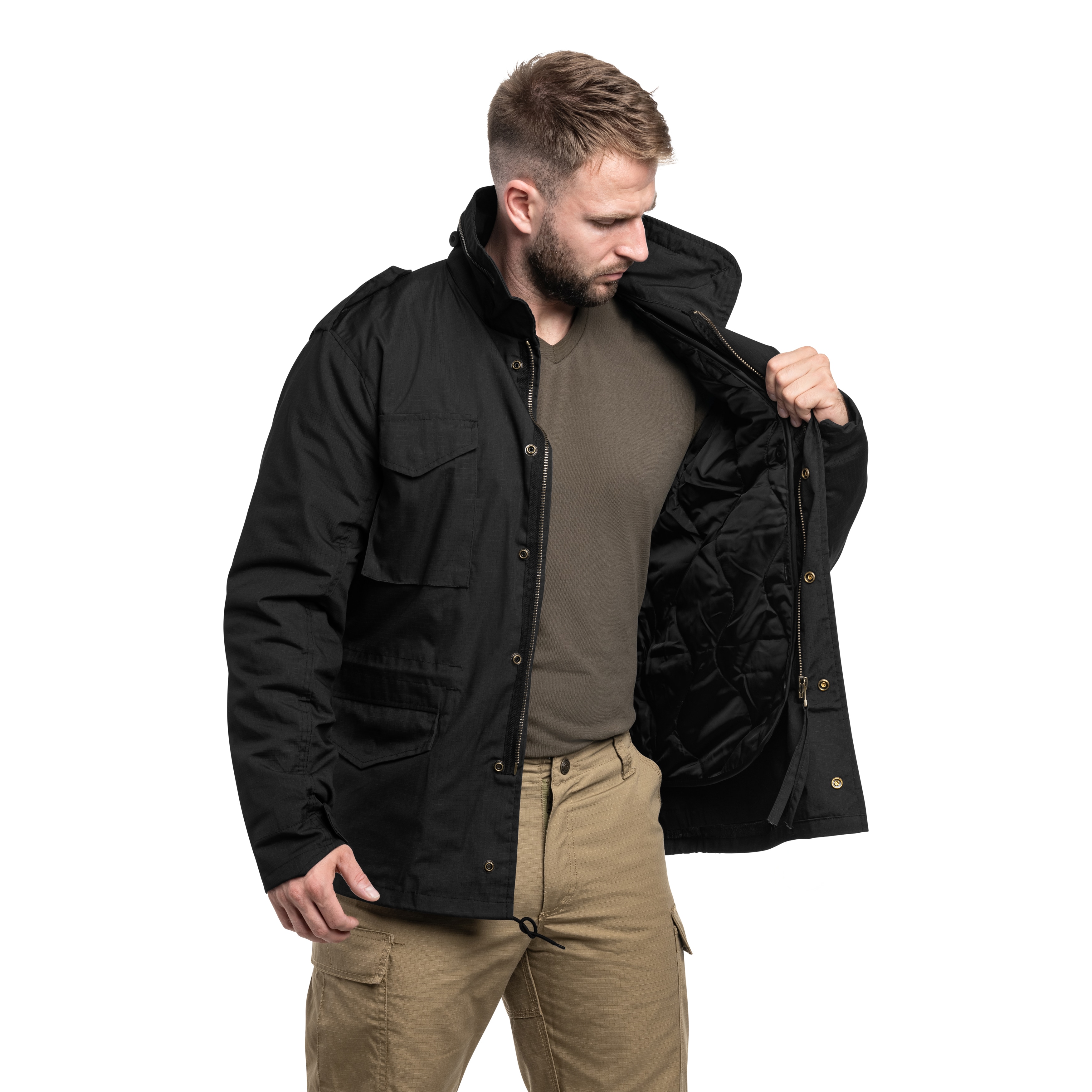 Brandit - M65 Standard RipStop Jacke - Black