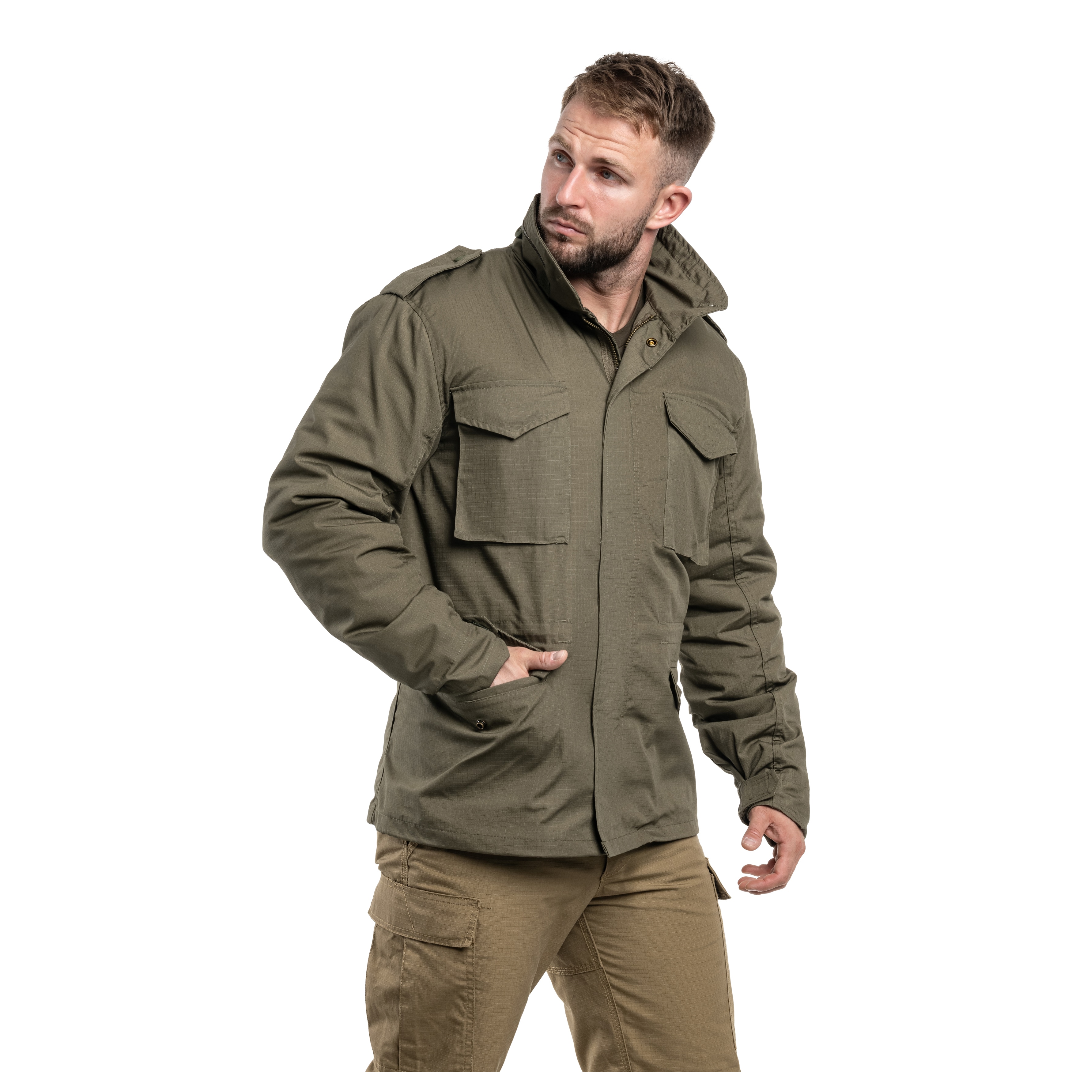 Brandit - M65 Standard RipStop Jacke - Olive