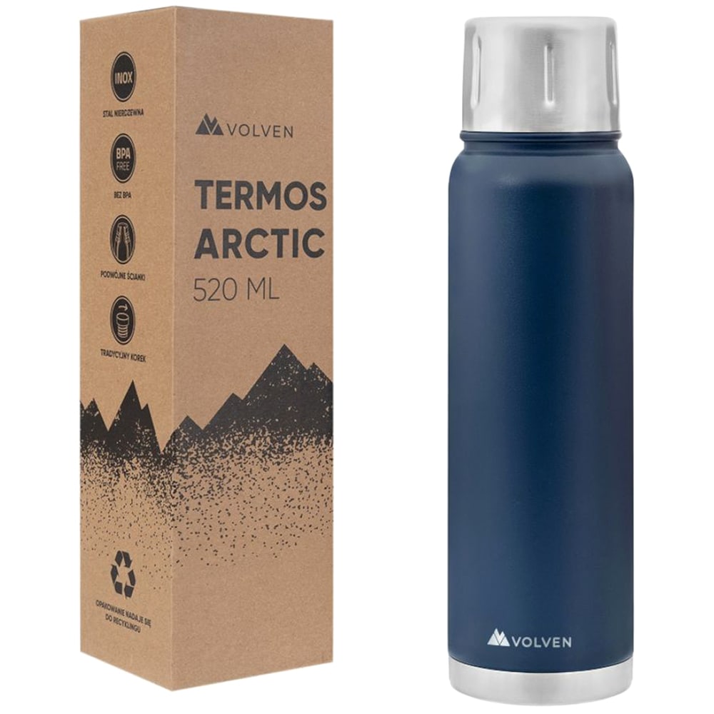 Volven - Arctic Thermosflasche 520 ml - Blau