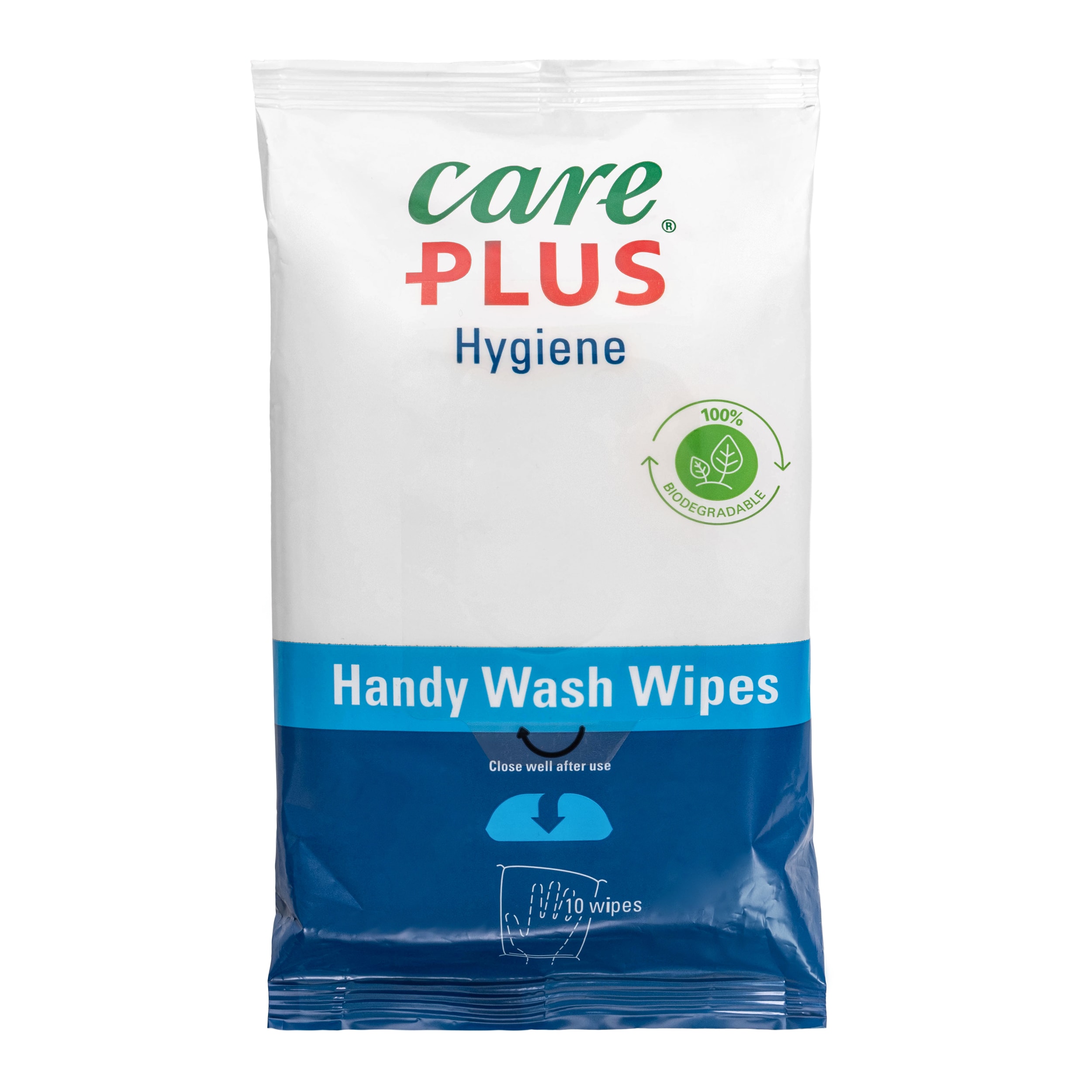 Care Plus - Hygiene Handy Wash Wipes - Waschhandschuh - 10 Stk.