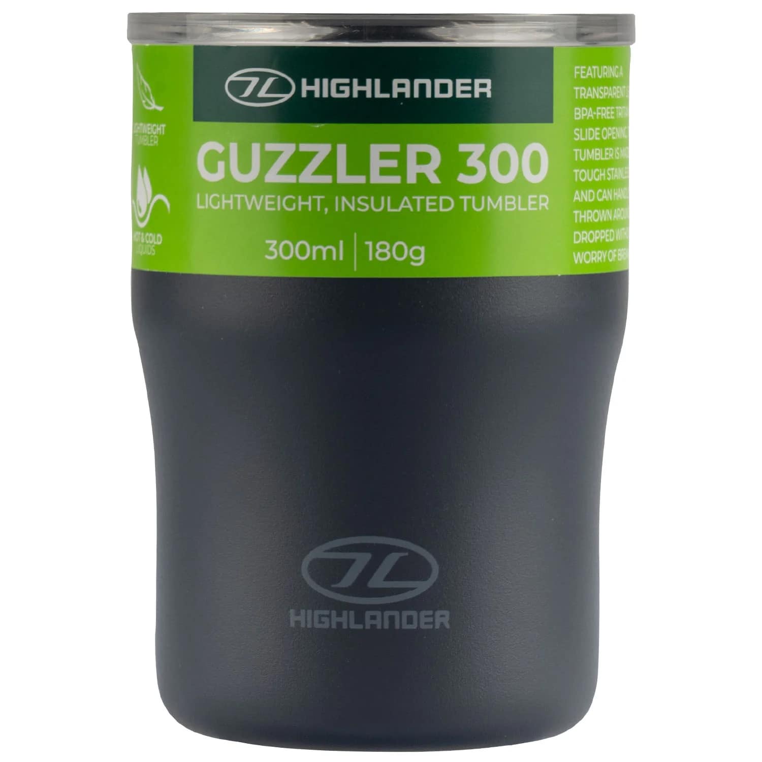 Highlander - Guzzler Thermobecher 300 ml - Charcoal