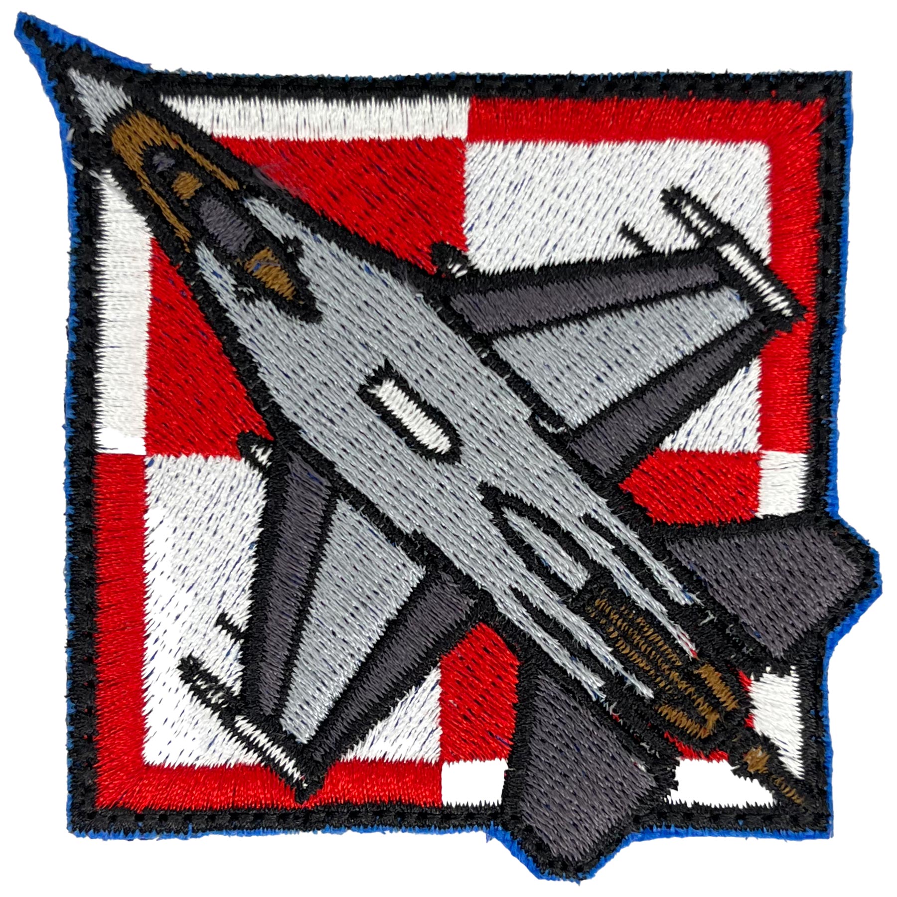 Aufnäher Schachbrett F-16 80 x 80 mm