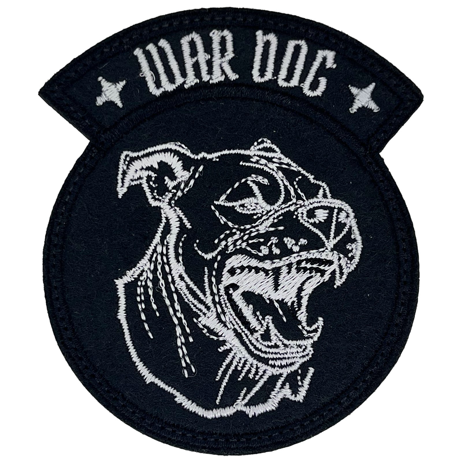 War Dog Aufnäher - White