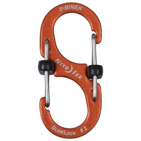 Nite Ize - S-Biner SlideLock Aluminum 2 - Karabiner - Orange