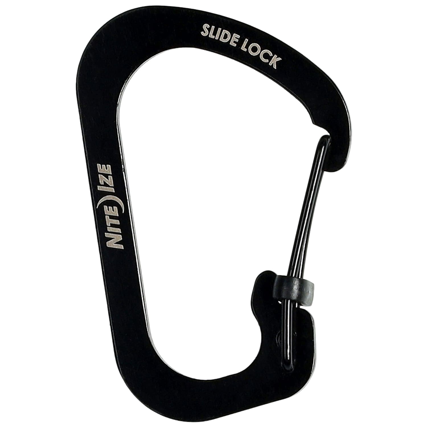 Nite Ize - SlideLock 3 Stainless Steel - Karabiner - Black