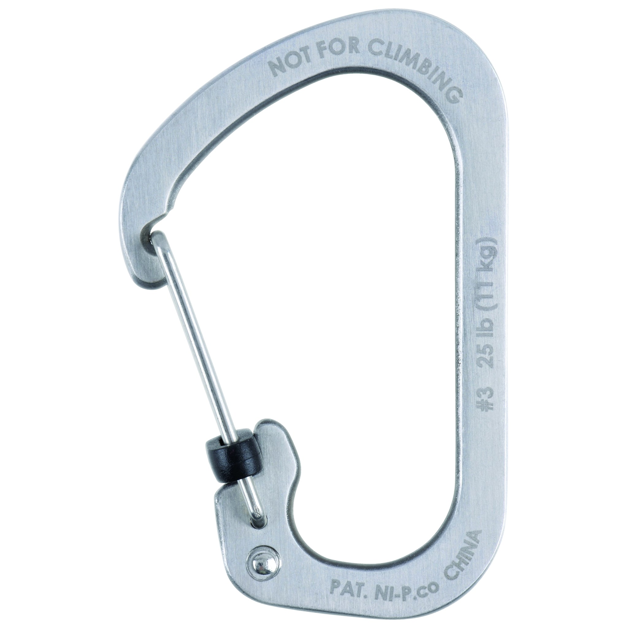 Nite Ize - SlideLock 3 Stainless Steel - Karabiner - Stainless