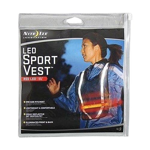 Nite Ize - LED Sport Vest Ver.2 - Reflektierende Weste - Grey