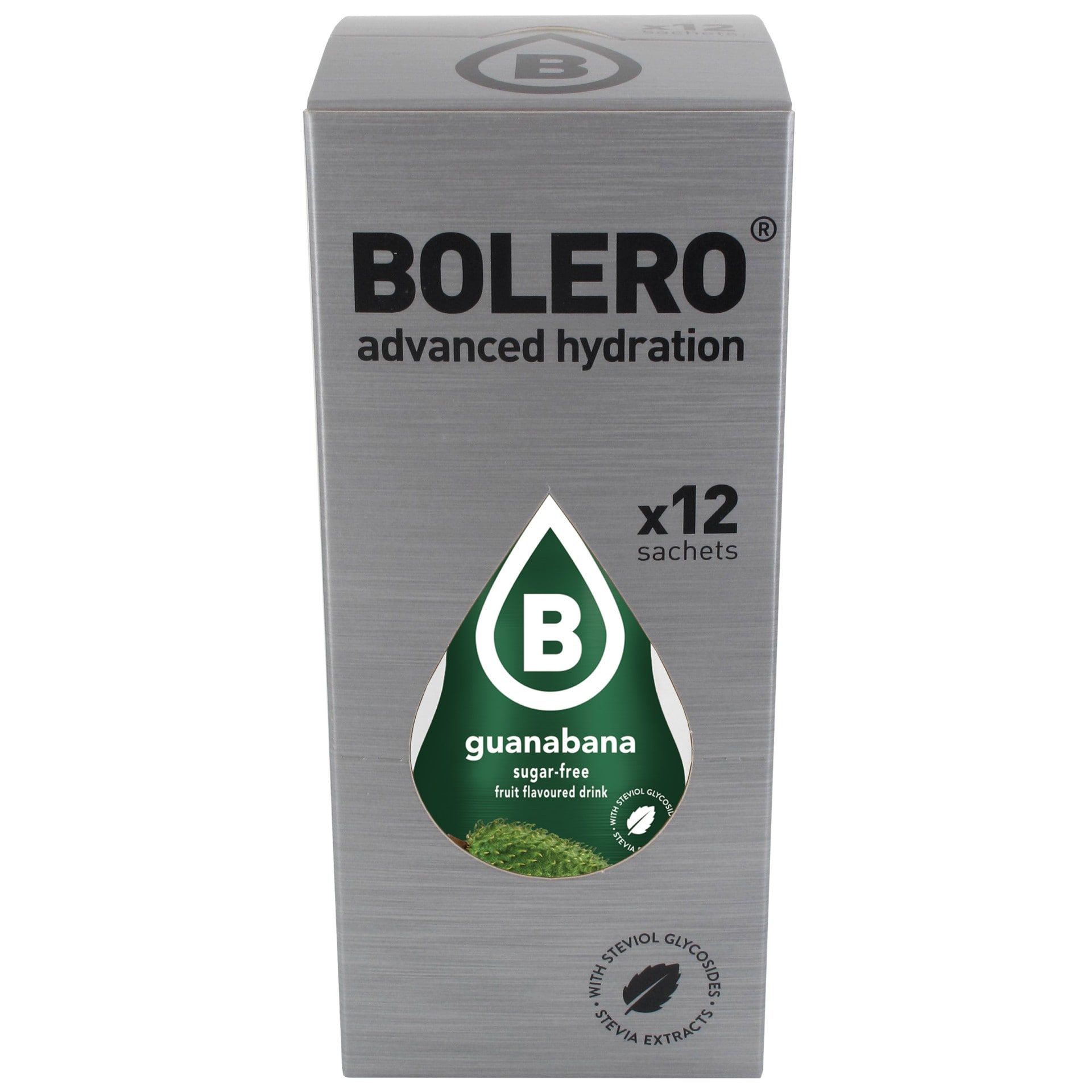 Bolero - Getränkepulver mit Stevia 9 g - Guanabana - 12 Stk.