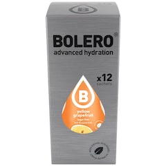 Bolero - Yellow Grapefruit Getränkepulver mit Stevia 9 g - 12 Stk.