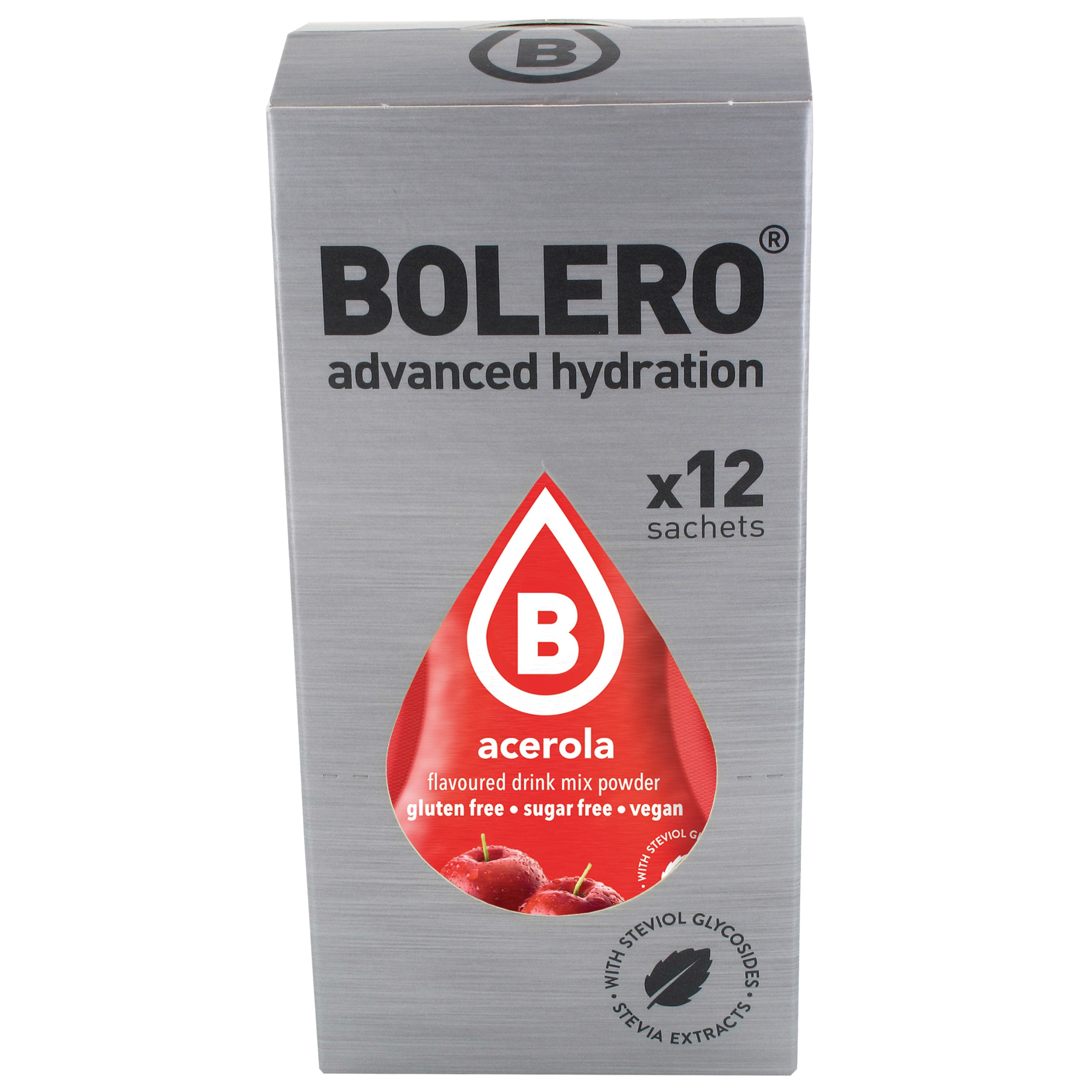 Bolero - Acerola Getränkepulver mit Stevia 3 g - 12 Stk.