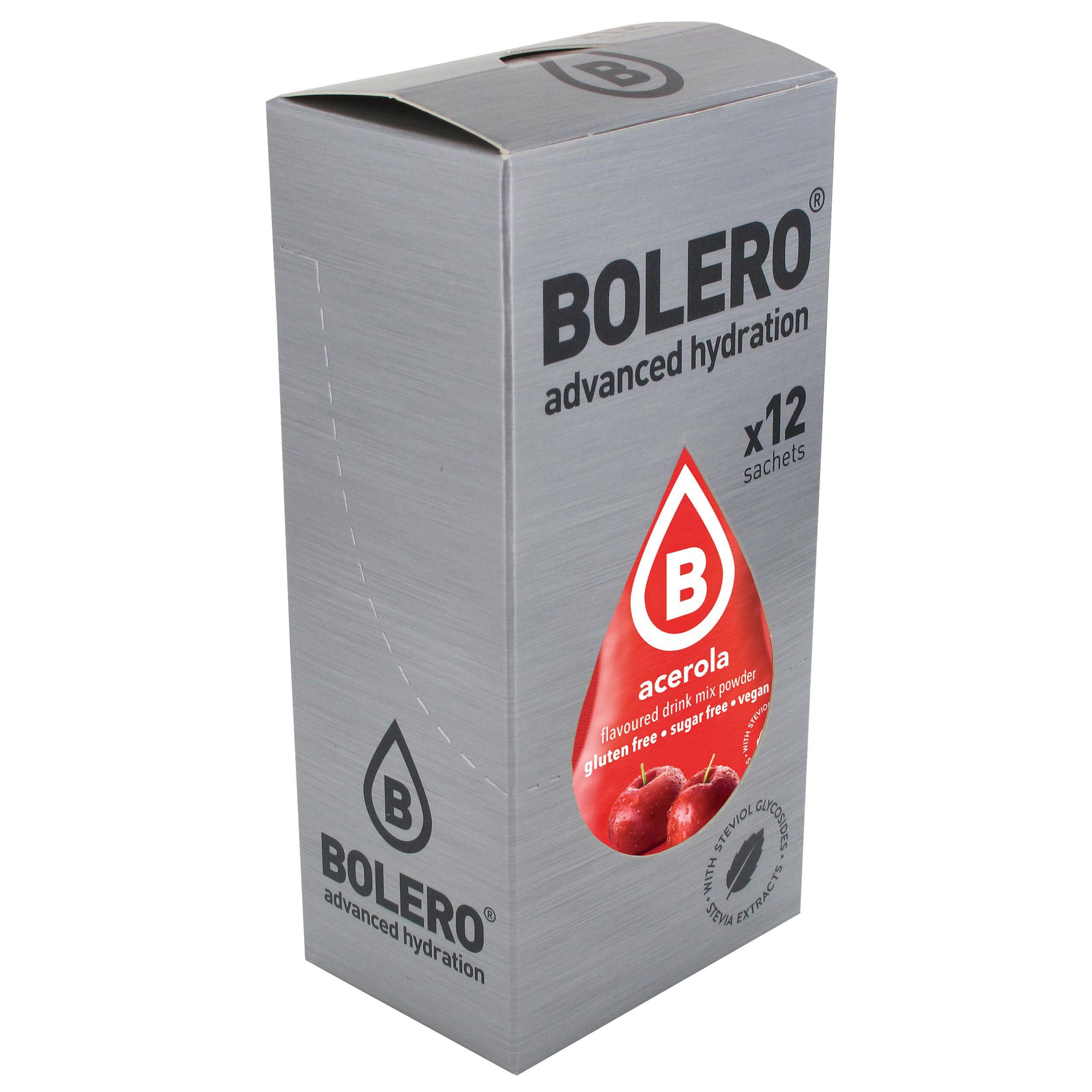 Bolero - Acerola Getränkepulver mit Stevia 3 g - 12 Stk.