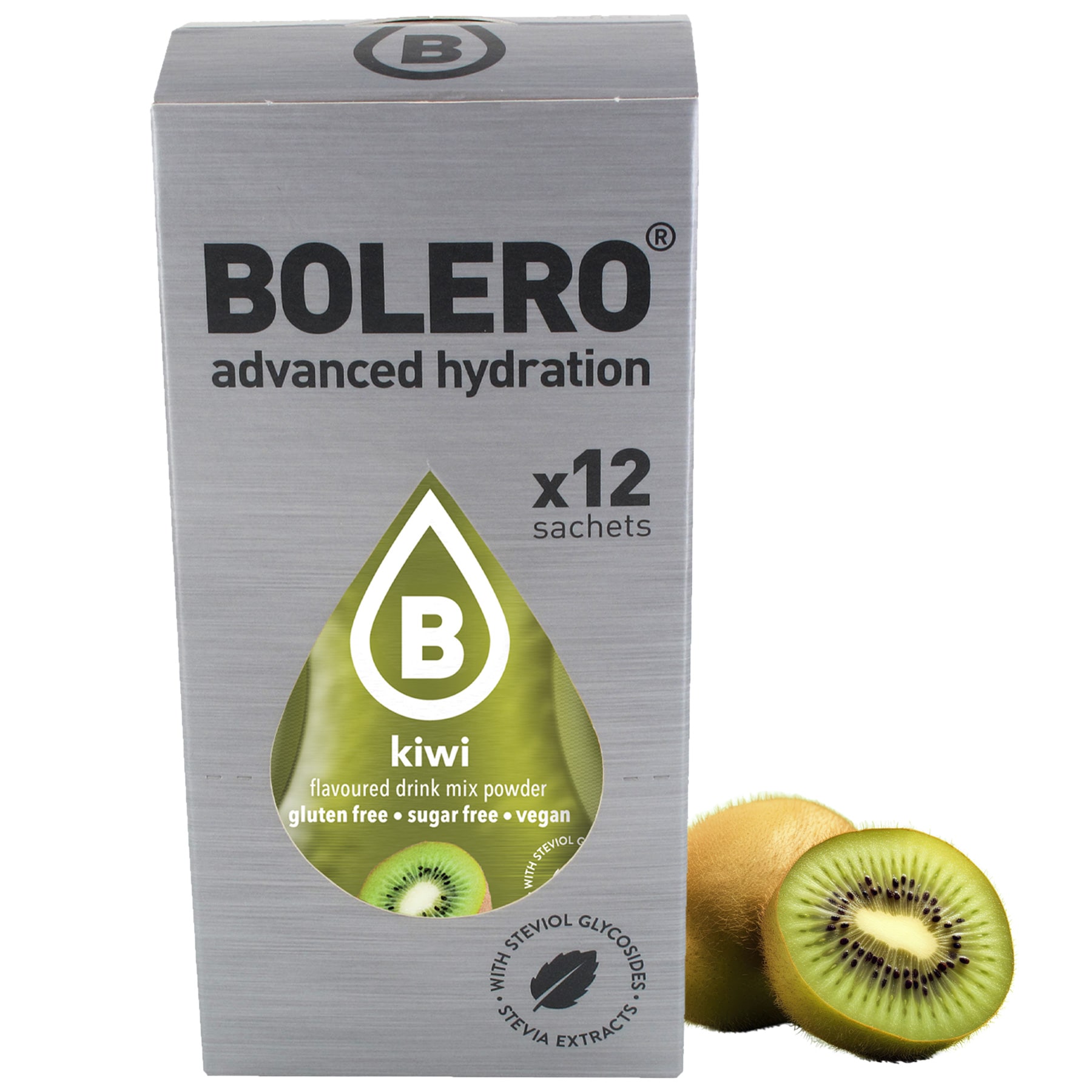 Bolero - Getränkepulver mit Stevia  3 g - 12 Stk. - Kiwi